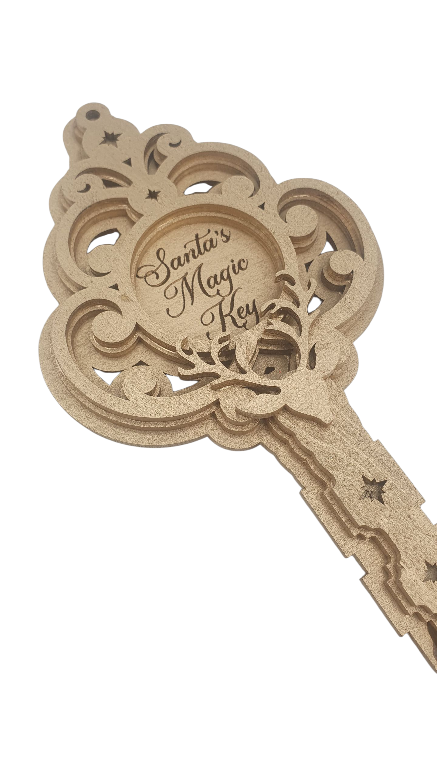 'Santa's Magic Key' engraving,Santa’s Magic Key – A Festive Keepsake to Treasure