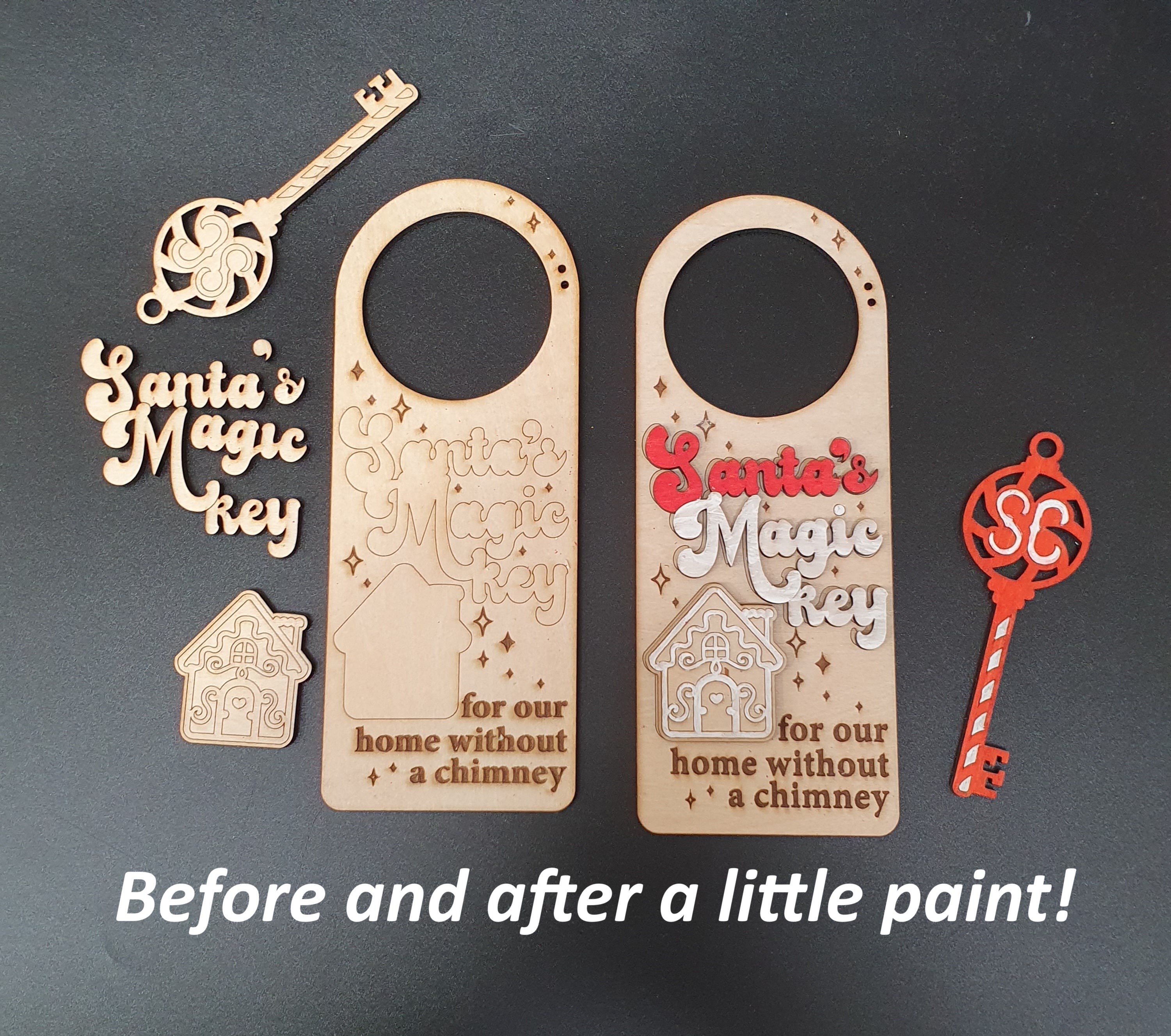 Christmas Door Hanger - Blanks to paint