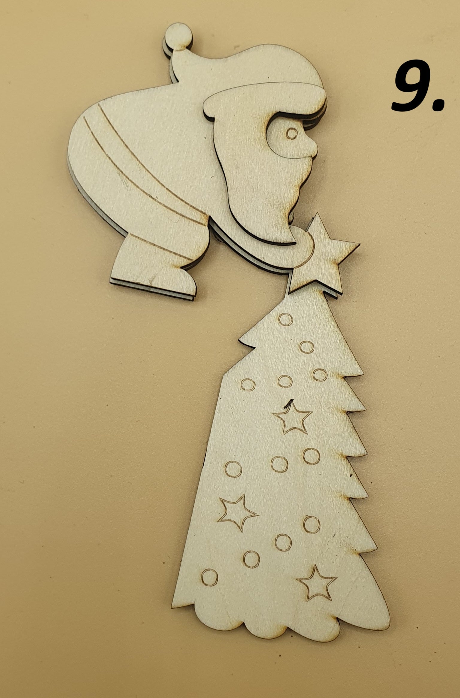 Layered Christmas Door Hangers – DIY Craft Kit | Paint, Glue &amp; Create