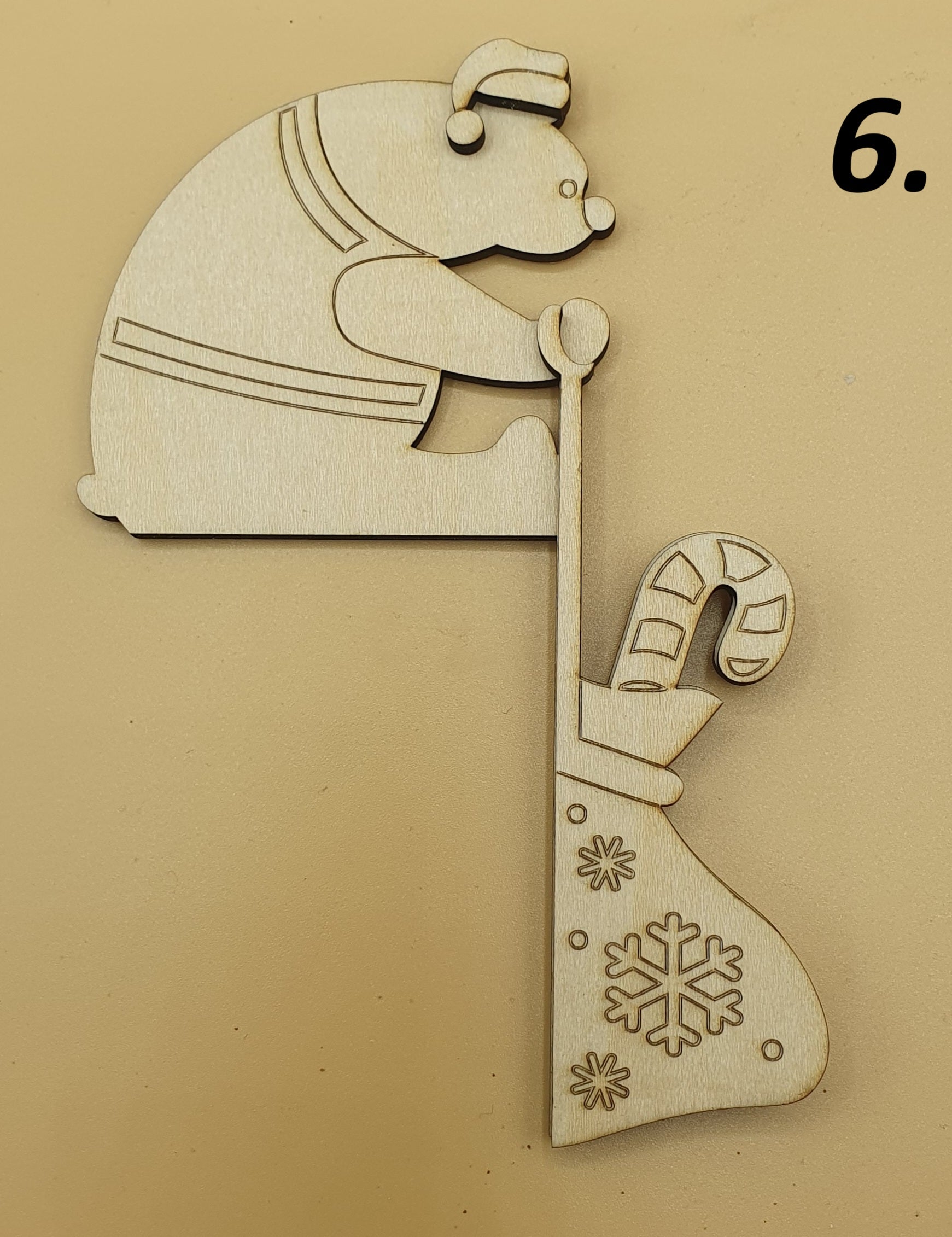 Layered Christmas Door Hangers – DIY Craft Kit | Paint, Glue &amp; Create