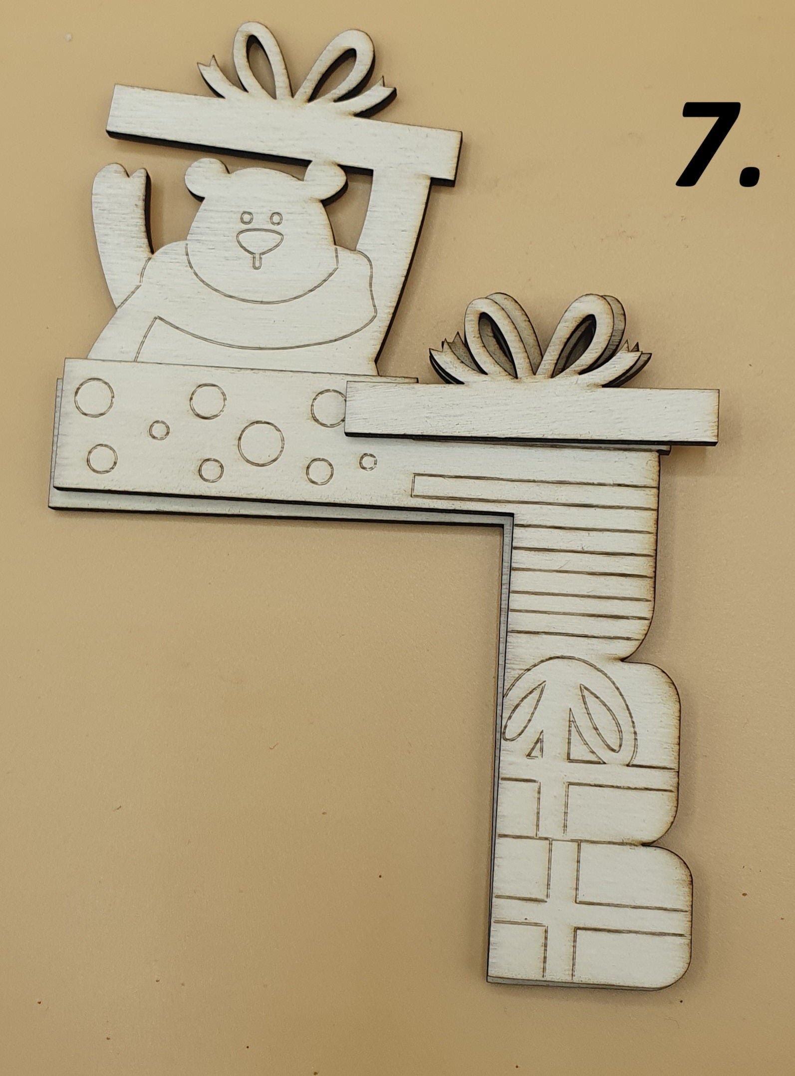 Layered Christmas Door Hangers – DIY Craft Kit | Paint, Glue &amp; Create
