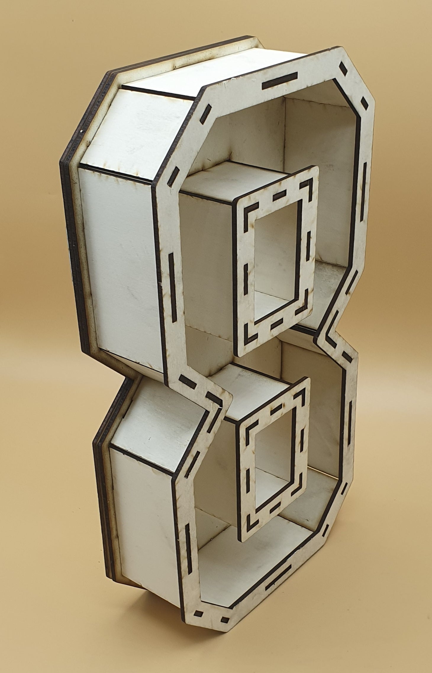 Wooden 3D Numbers – DIY Kit (0–9) | Build, Paint &amp; Display