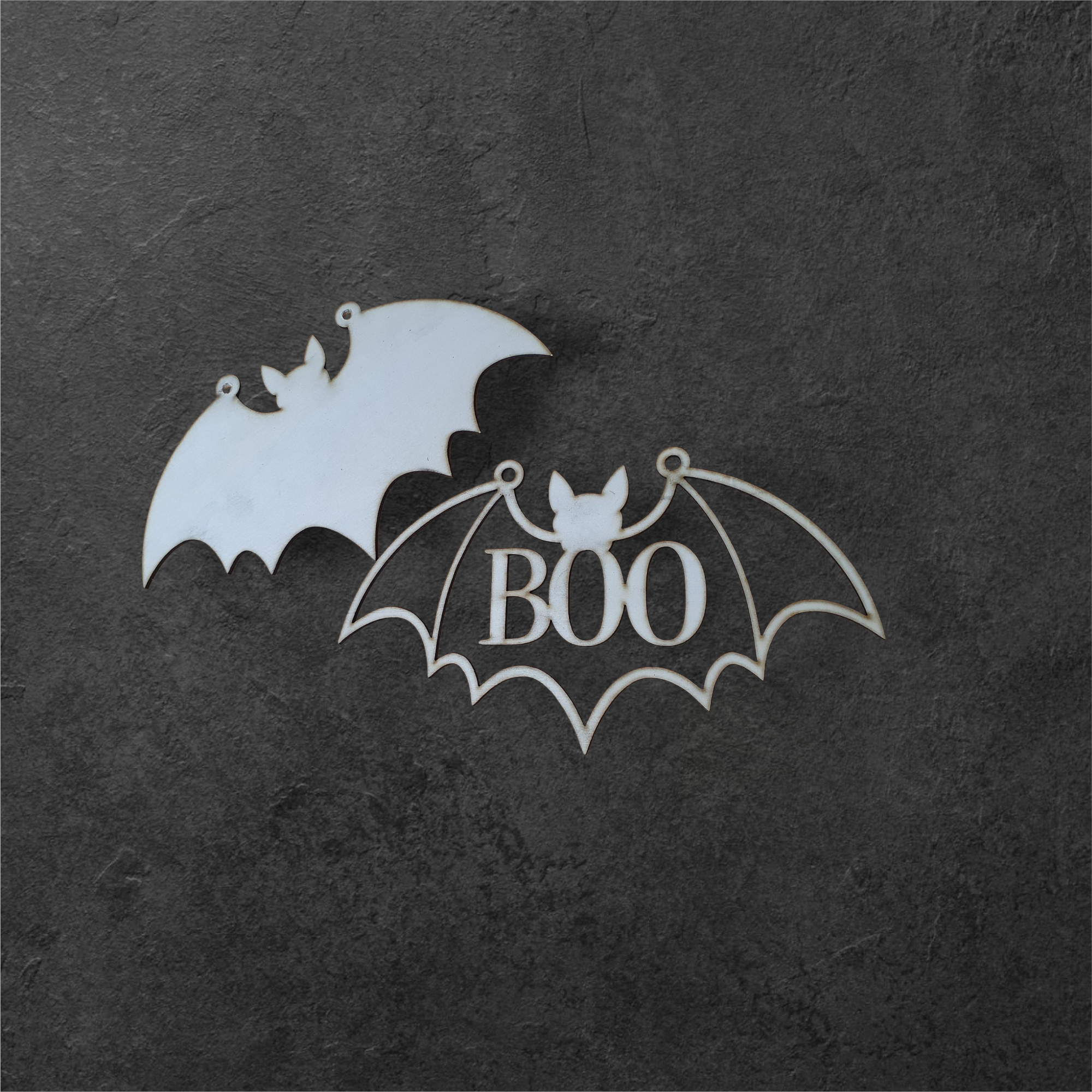 Halloween Bat Door Hanger – “Boo” Design | Wooden Halloween Decoration