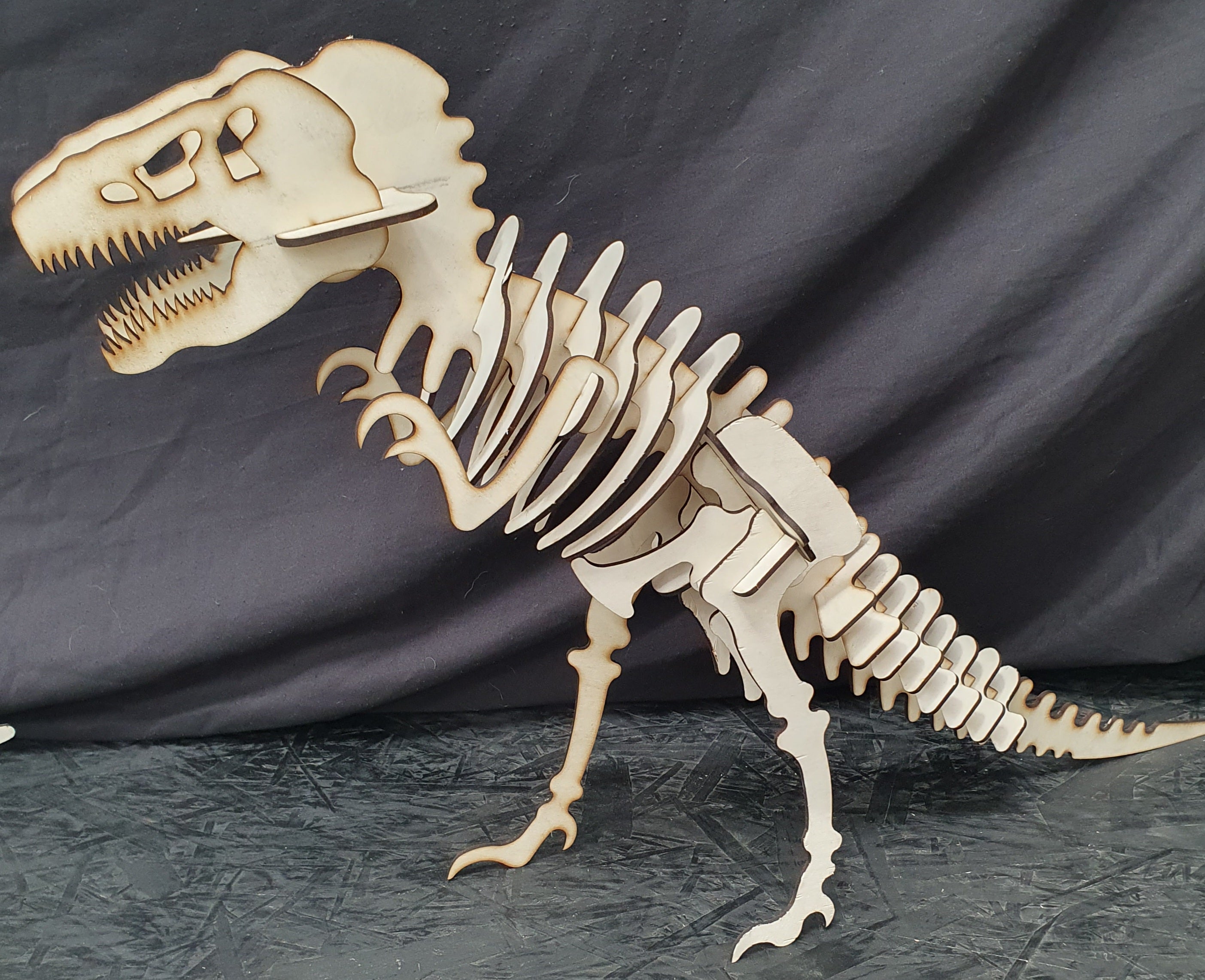 T-Rex Dinosaur Skeleton Puzzle Kit – 3D Laser Cut Dinosaur Model