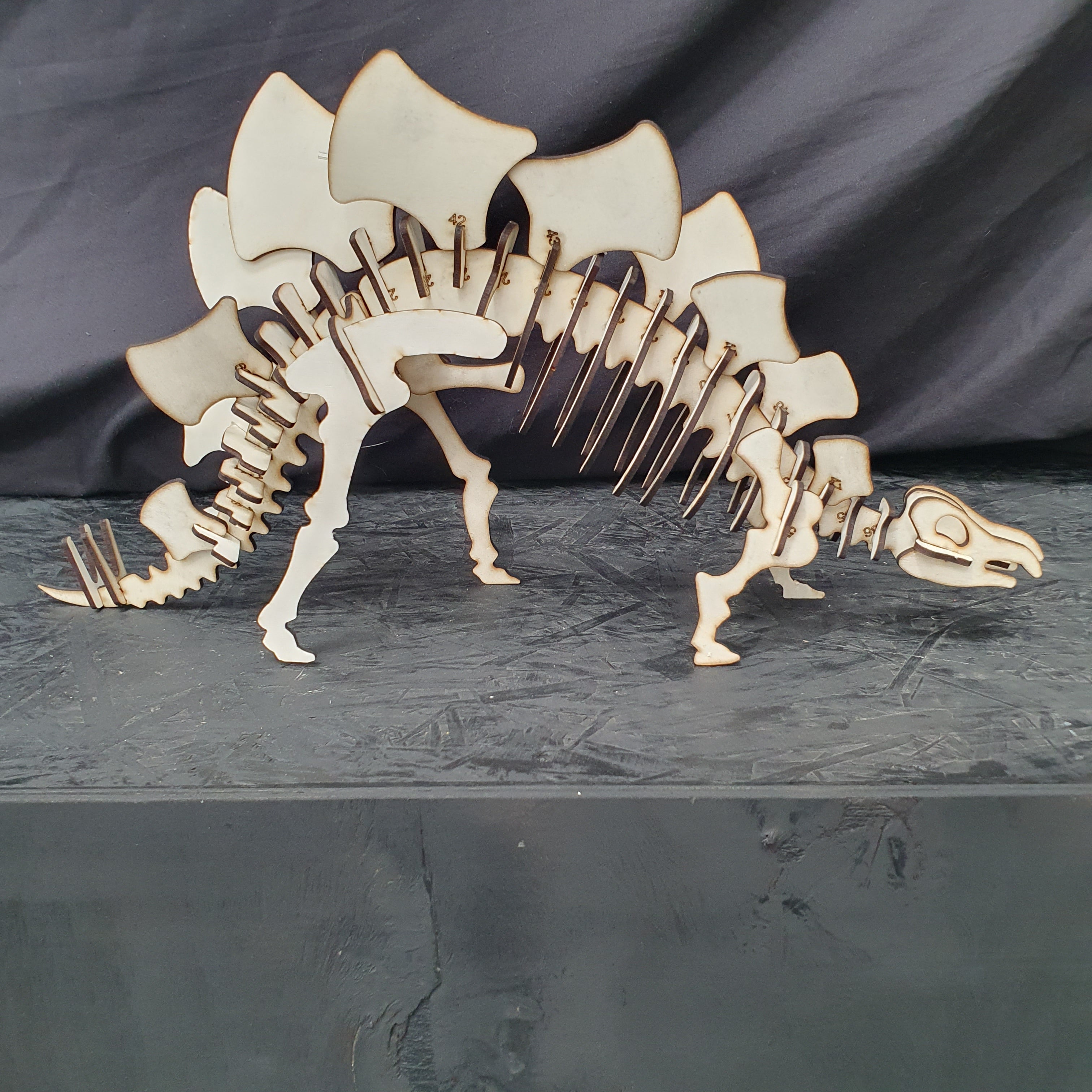 Stegosaurus Dinosaur 3D Wooden Puzzle Model Kit