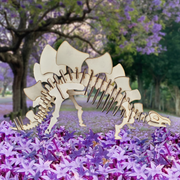 Stegosaurus Dinosaur 3D Wooden Puzzle Model Kit