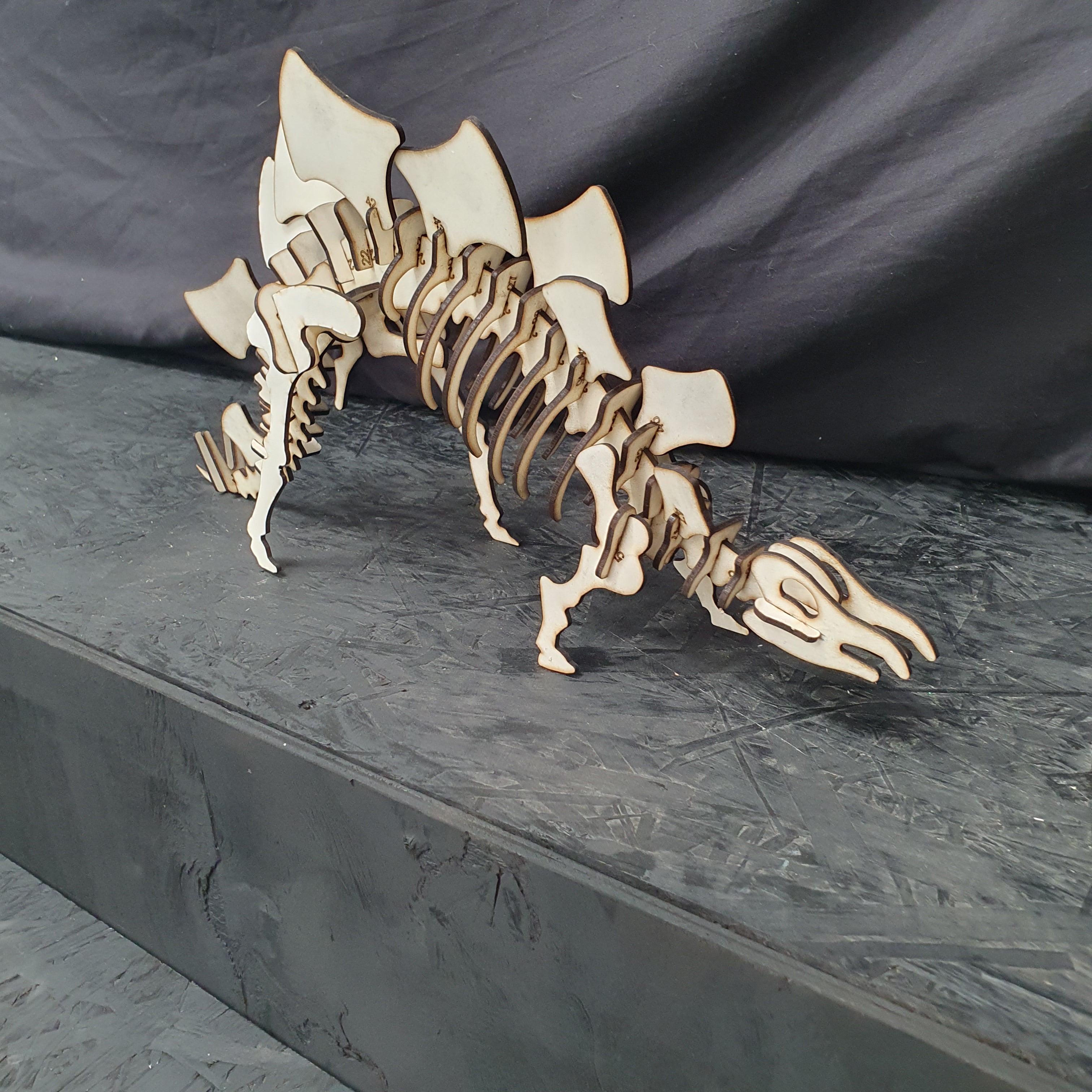 Stegosaurus Dinosaur 3D Wooden Puzzle Model Kit