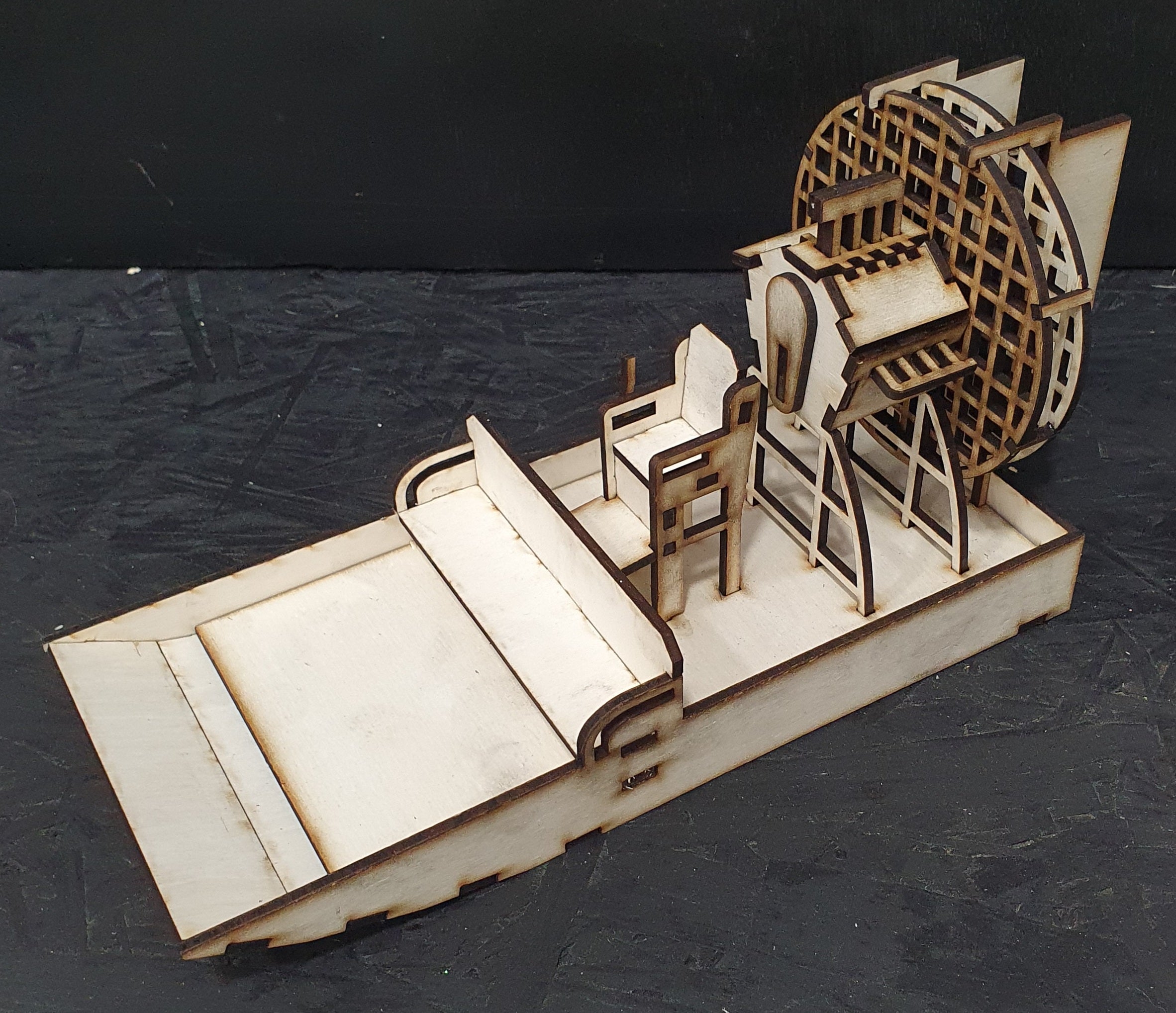 Airboat 3D Wooden Puzzle Kit – Perfect for Beginners!