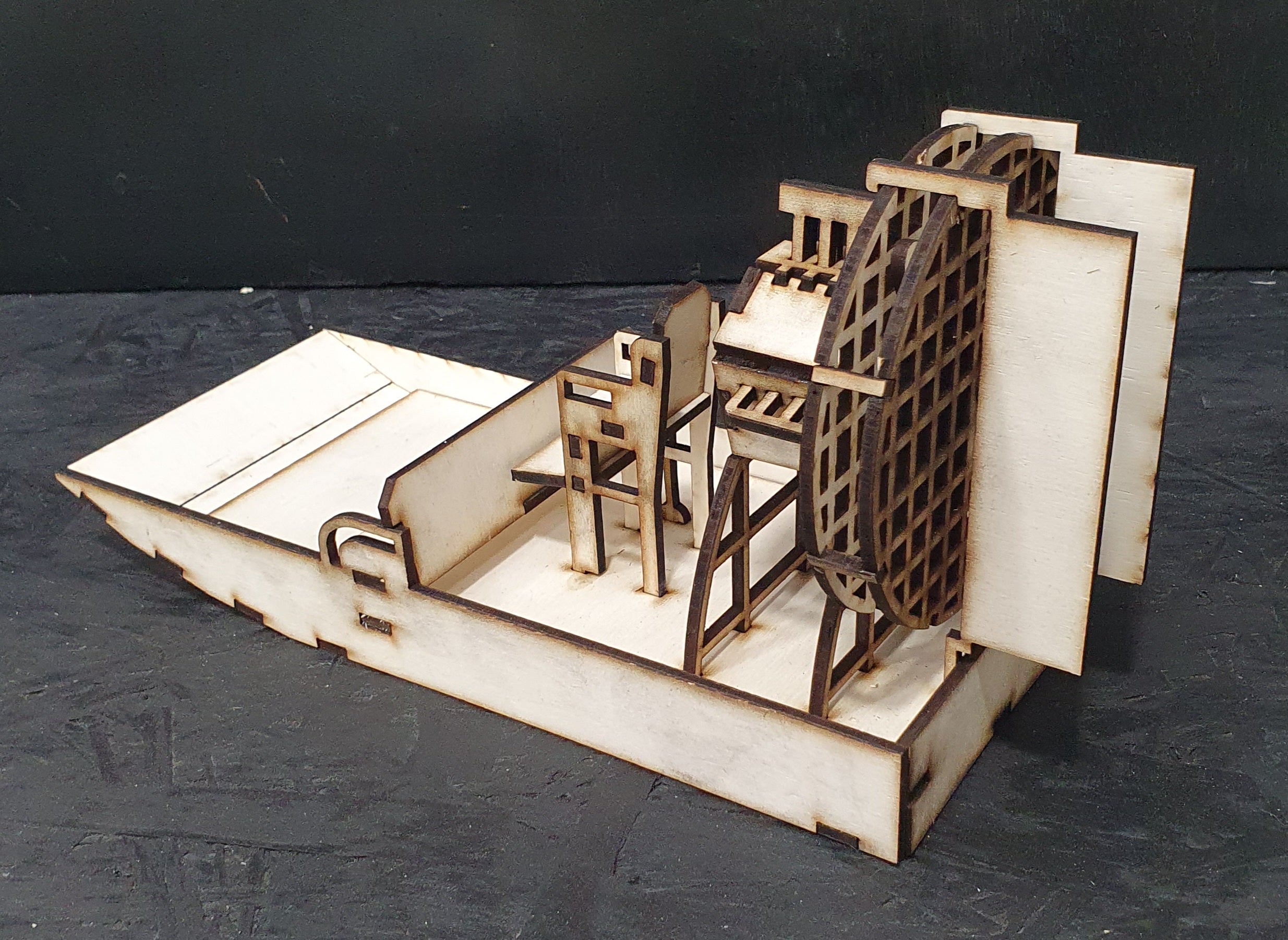 Airboat 3D Wooden Puzzle Kit – Perfect for Beginners!