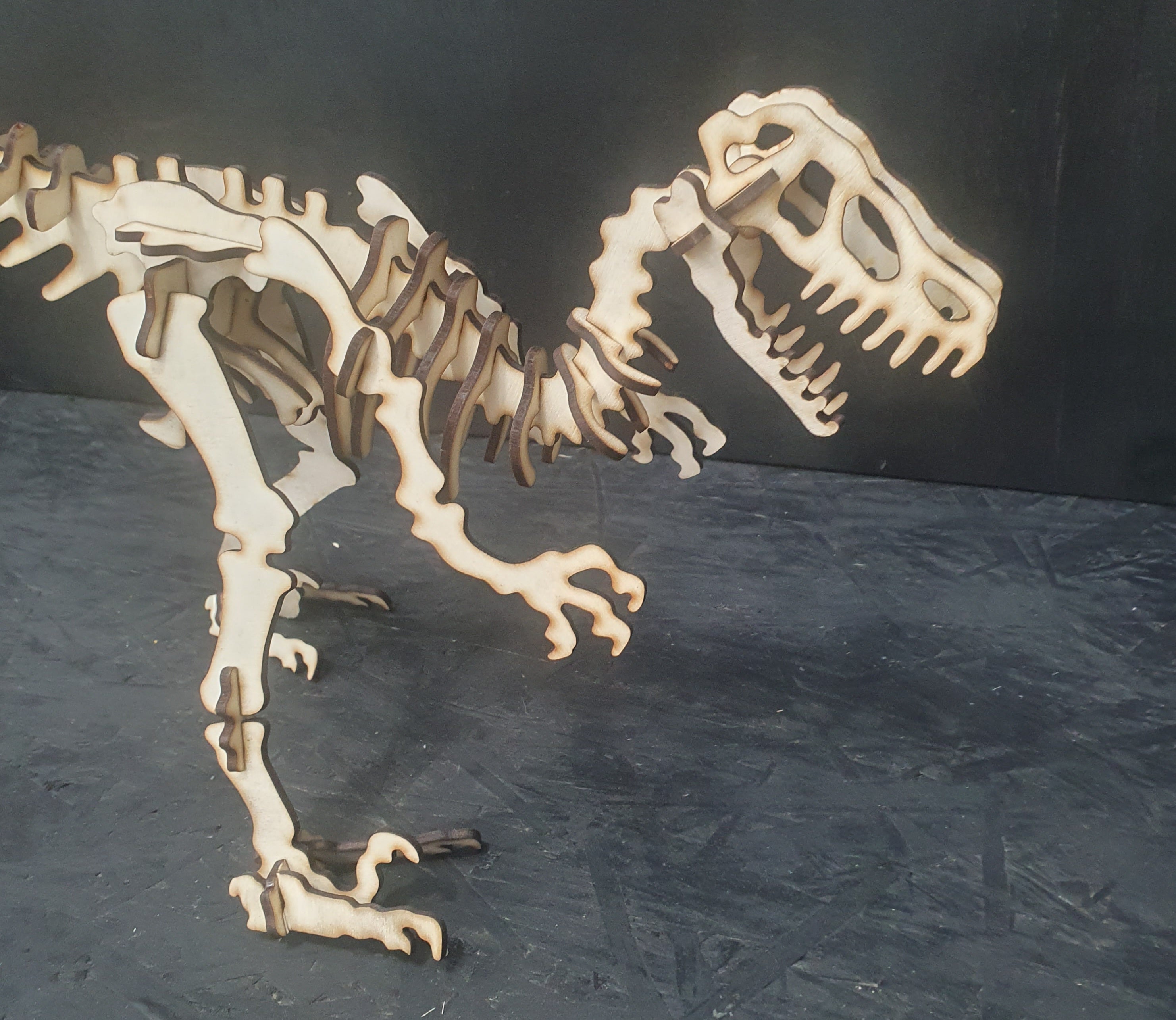 Velociraptor Dinosaur 3D Wooden Puzzle