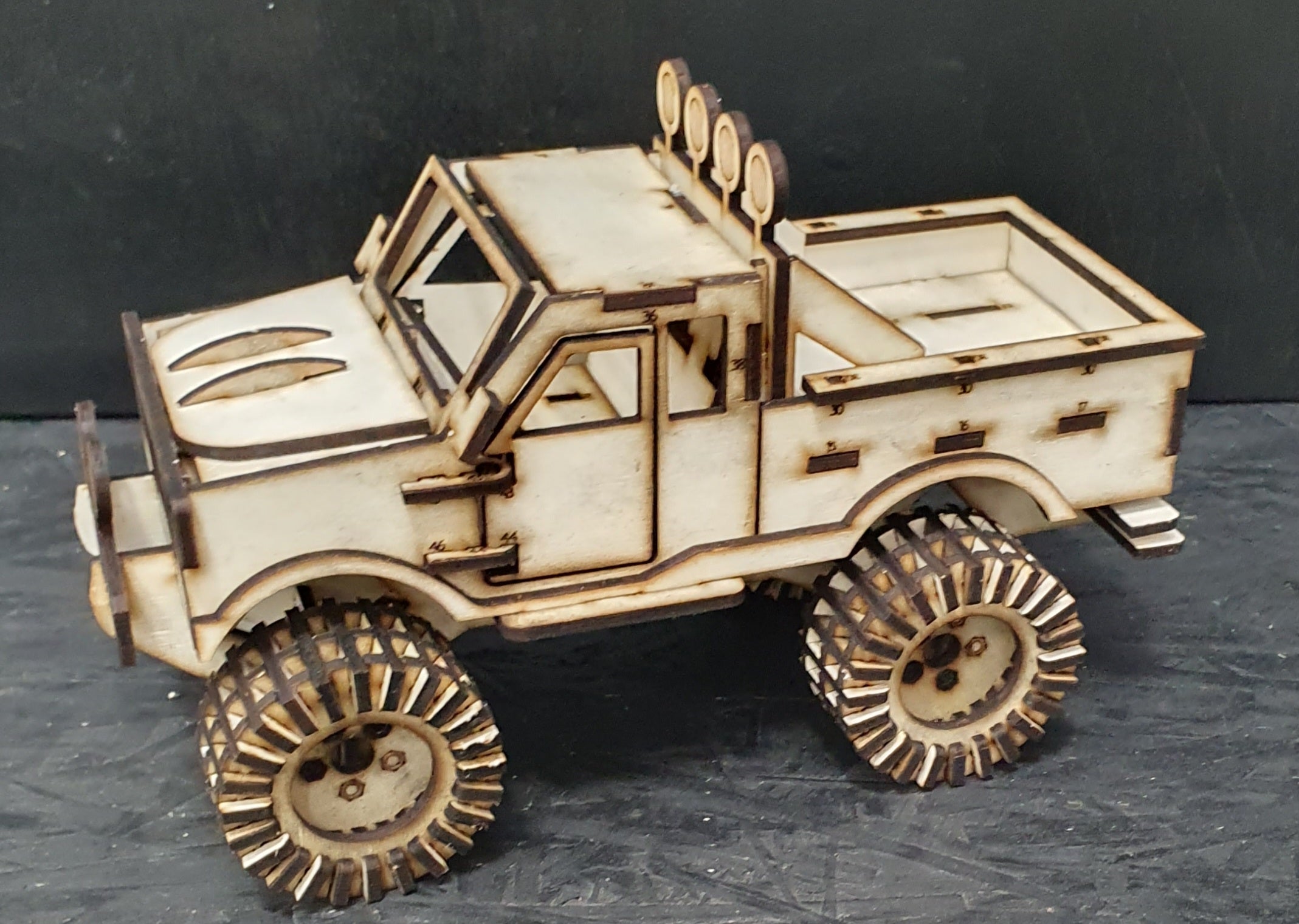 3D Monster Truck Wooden Puzzle