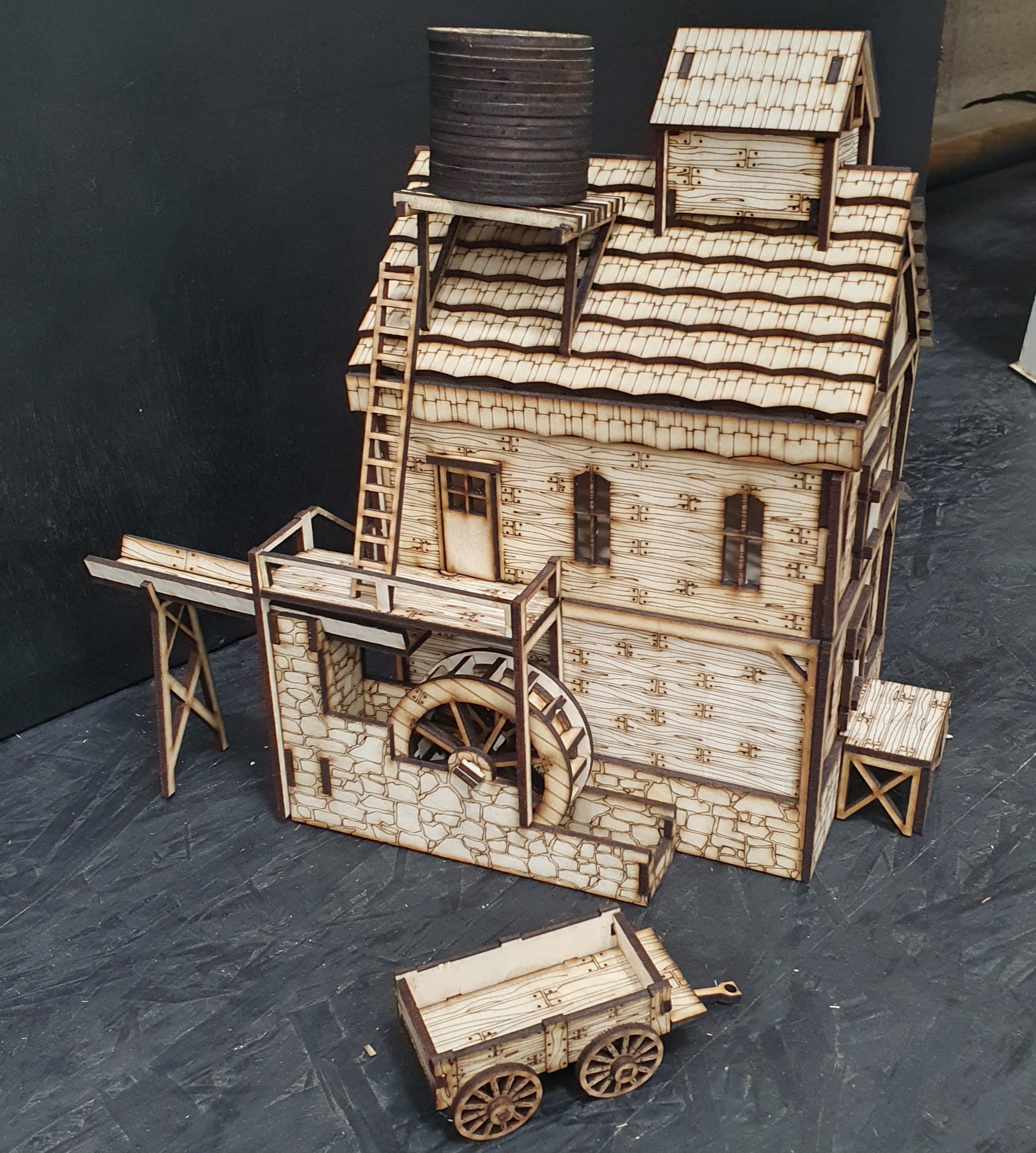 Wild West Water Mill 3D Wooden Puzzle