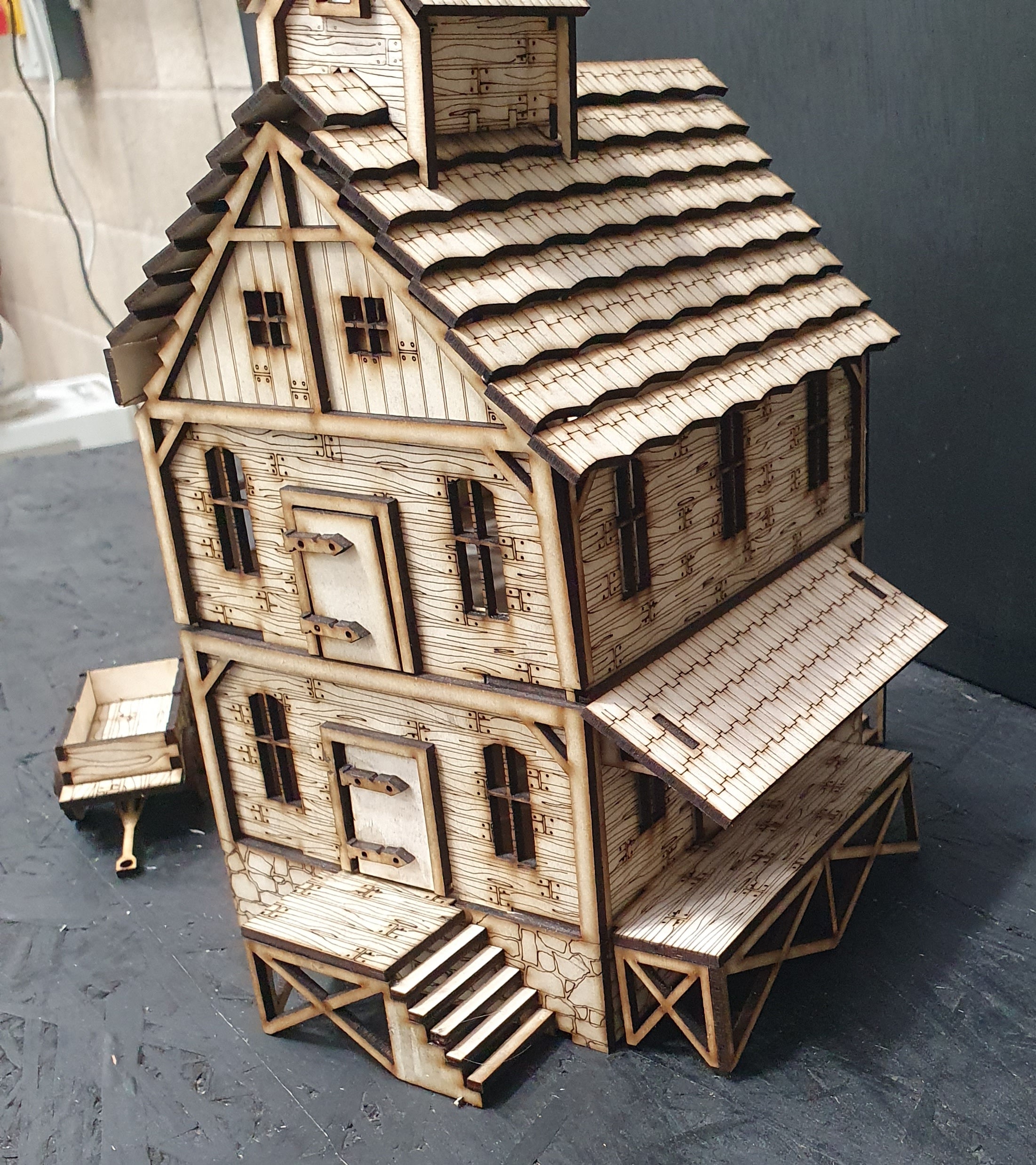 Wild West Water Mill 3D Wooden Puzzle