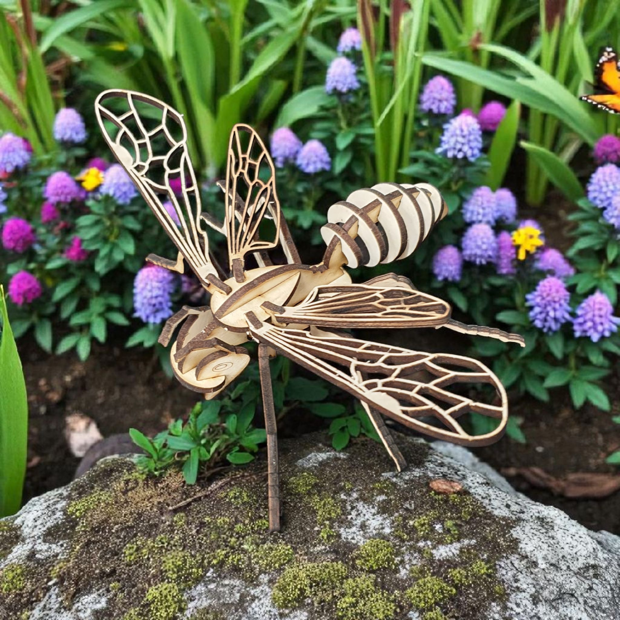 Wooden Model Bee – DIY Kit | Build, Paint & Display