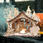 Halloween Witches House with Cauldron – Spooky DIY Craft Kit