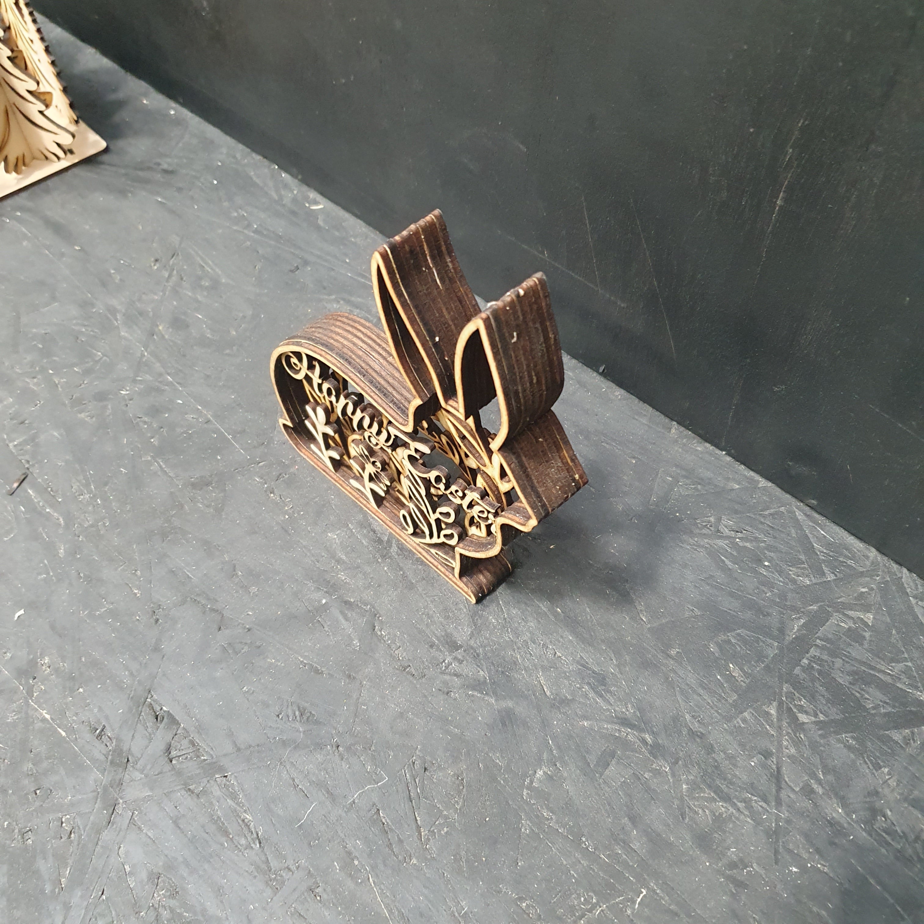 Multi-Layered Easter Bunny Craft Kit – 8 Layer Wooden DIY Decor with Paints & Glue | Laser Cut Easter Decoration