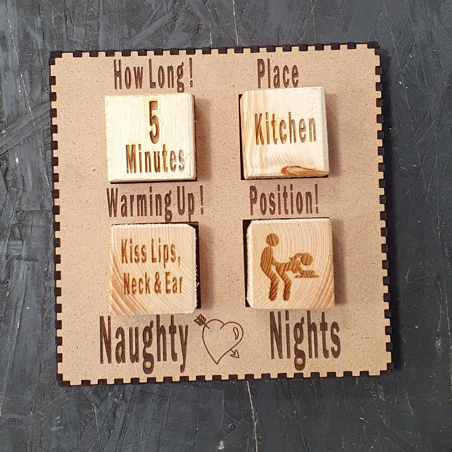 Naughty Nights Dice Game – Saucy Couples Foreplay Dice Set | Romantic Adult Game for Fun Date Nights