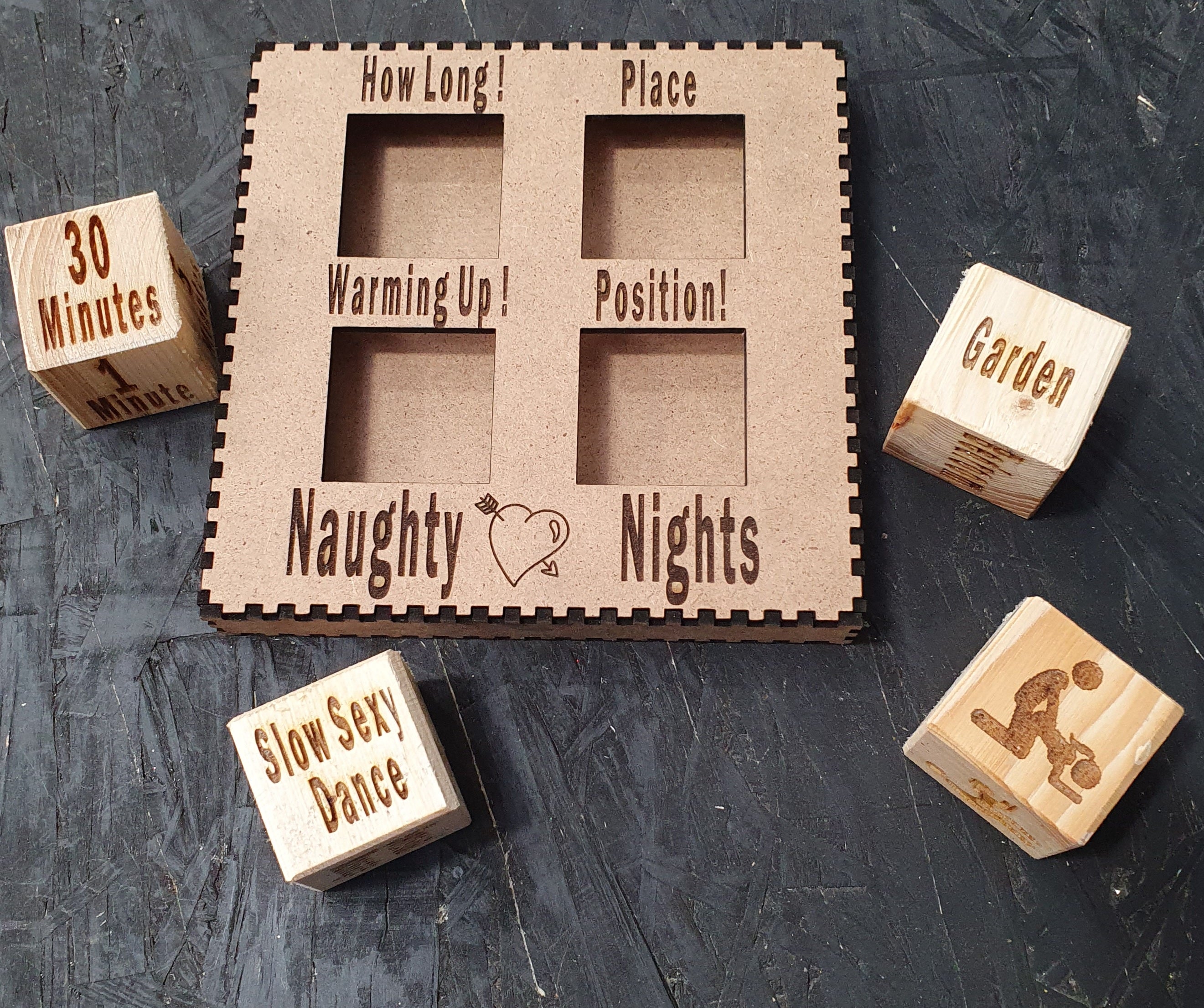 Naughty Nights Dice Game – Saucy Couples Foreplay Dice Set | Romantic Adult Game for Fun Date Nights