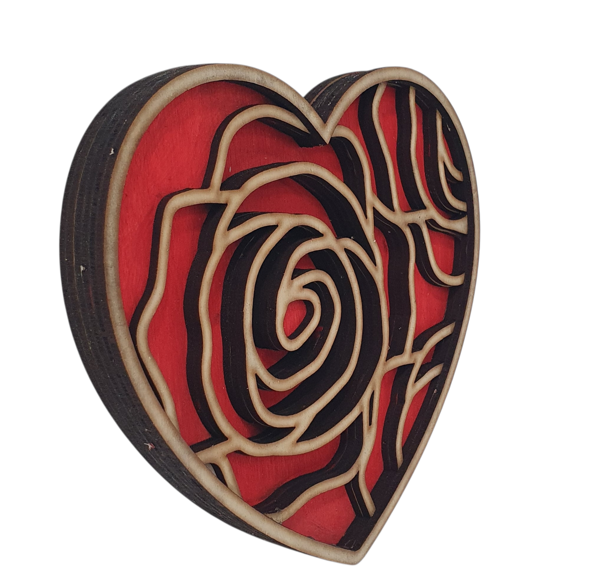Romantic wooden heart decor ideal for Valentine’s Day or anniversary gifts
