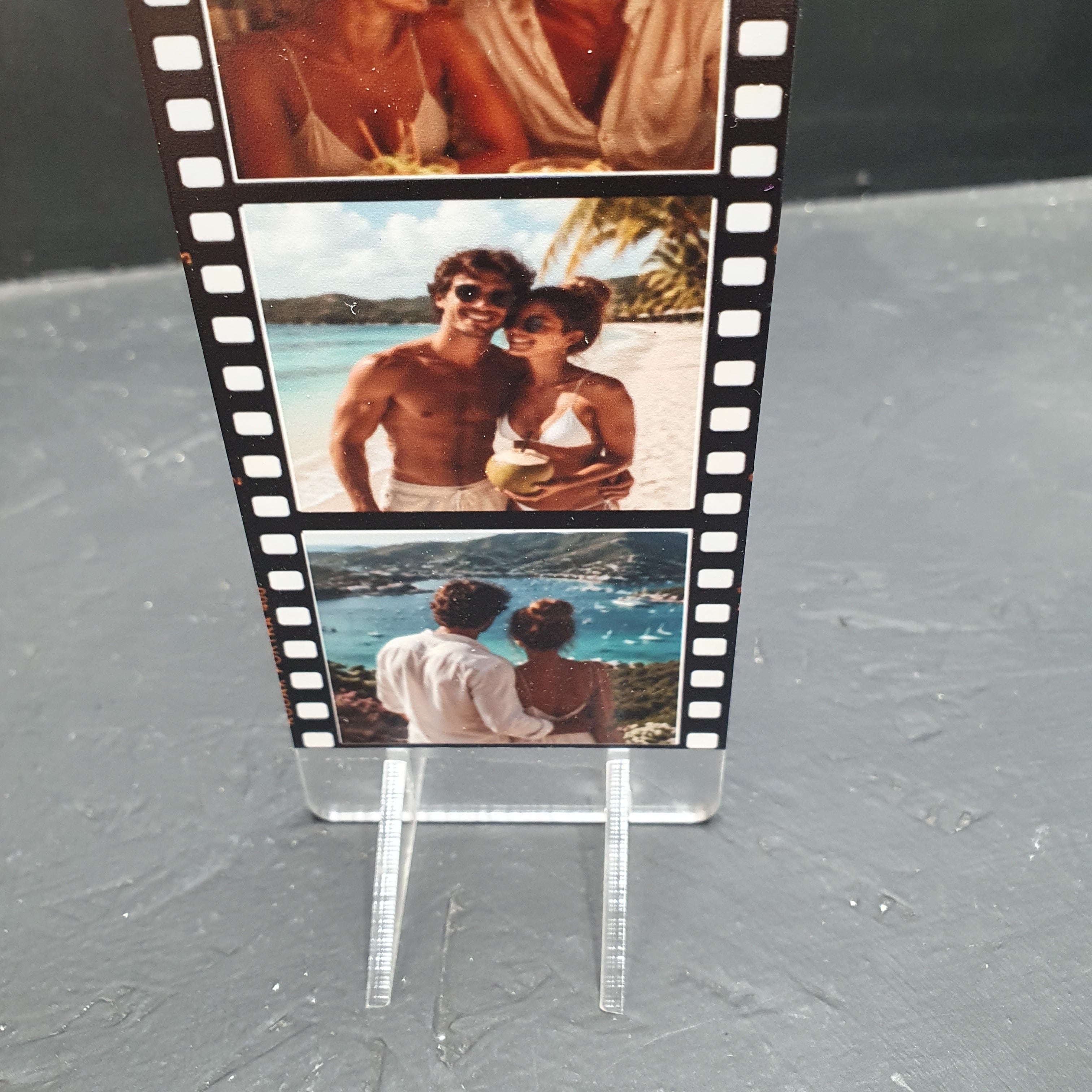 Personalised Photo Strip Acrylic Block – Custom Film Strip Photo Keepsake