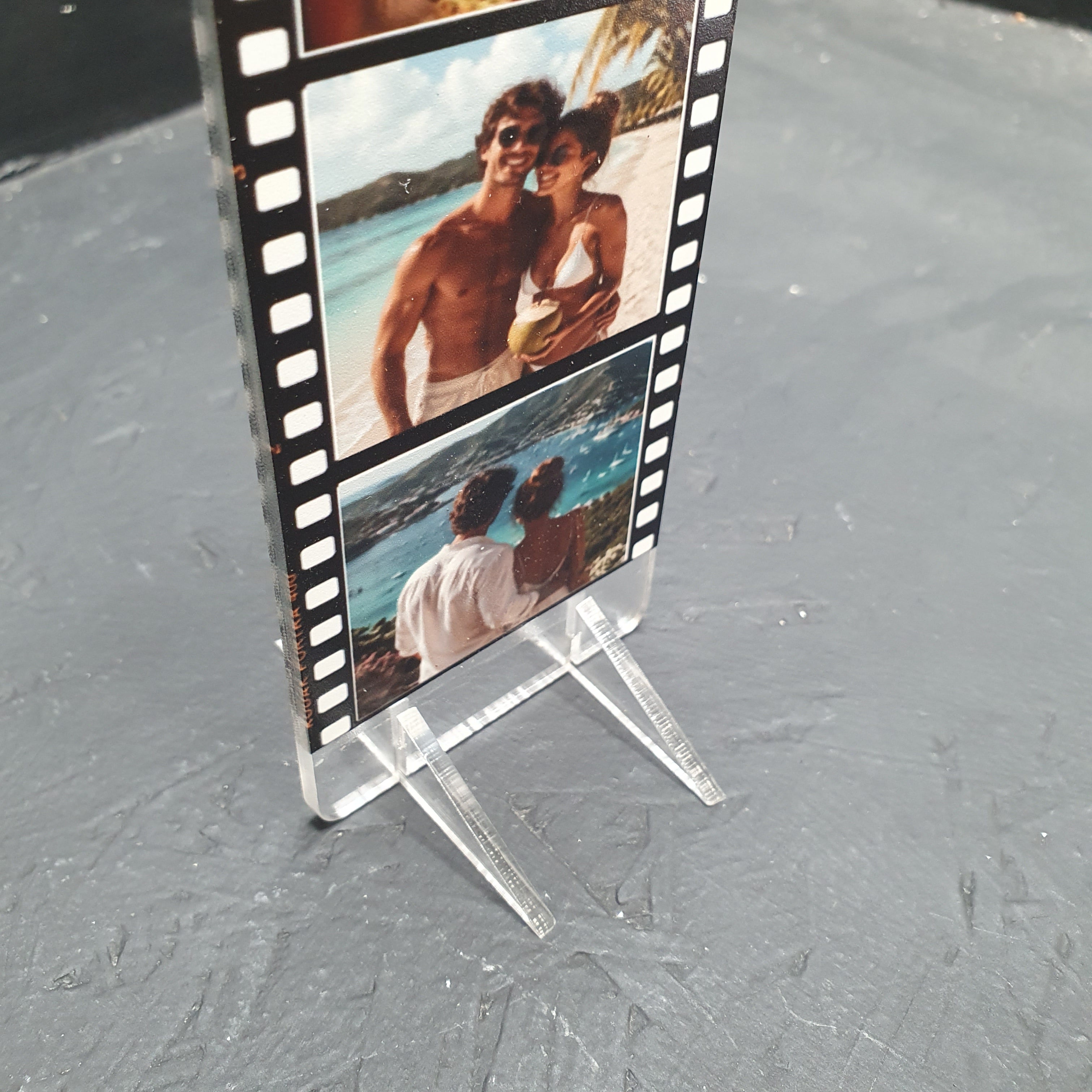Personalised Photo Strip Acrylic Block – Custom Film Strip Photo Keepsake