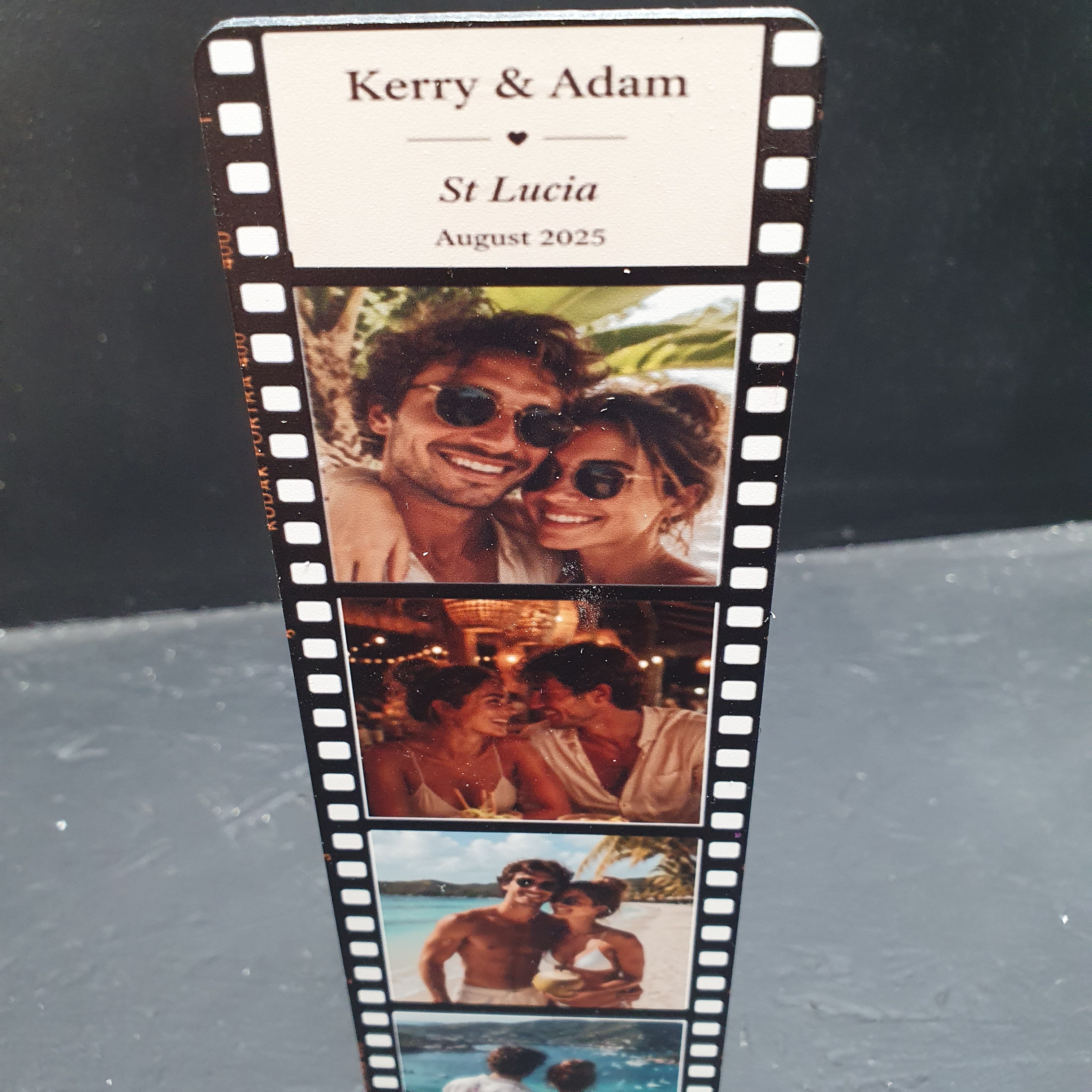 Personalised Photo Strip Acrylic Block – Custom Film Strip Photo Keepsake