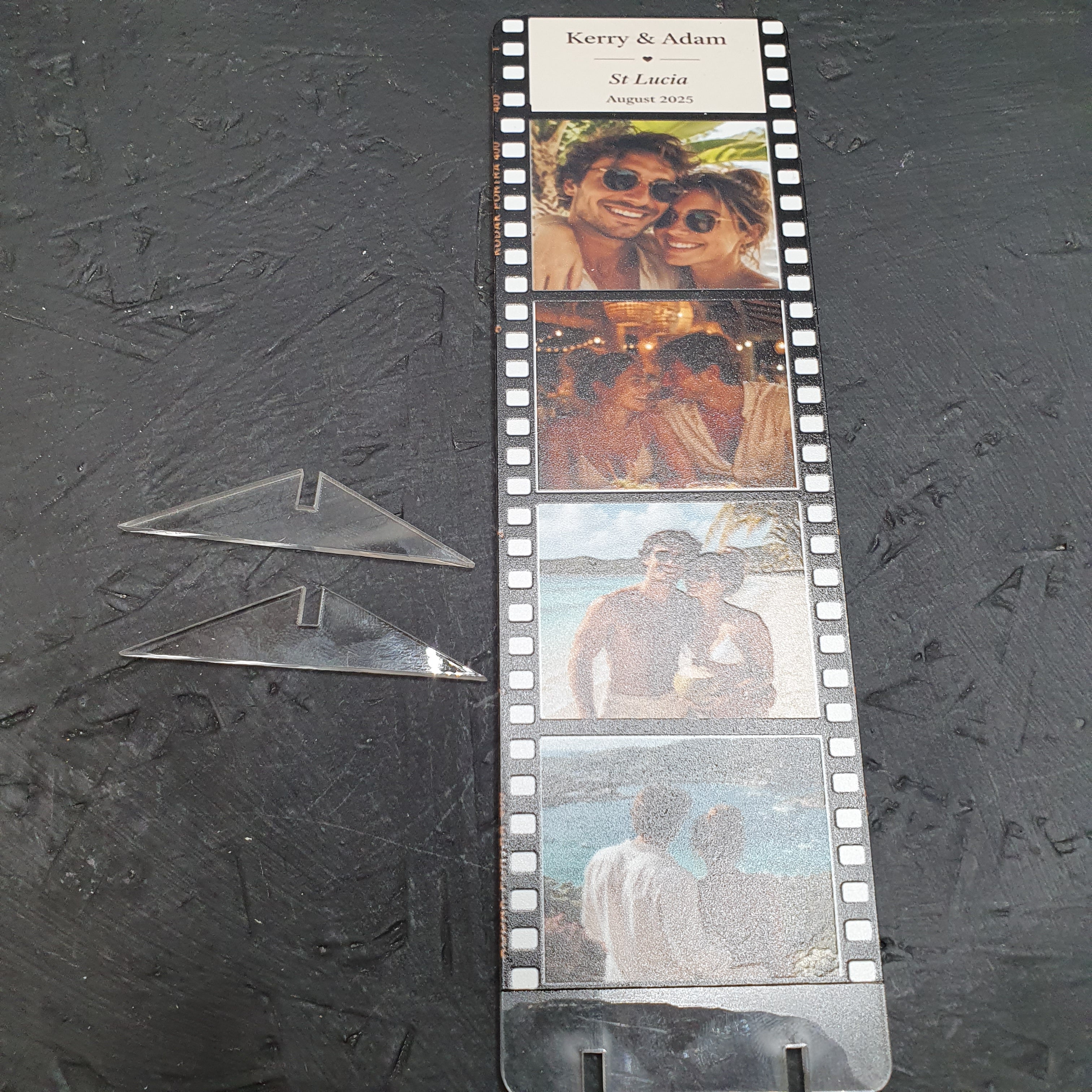 Personalised Photo Strip Acrylic Block – Custom Film Strip Photo Keepsake