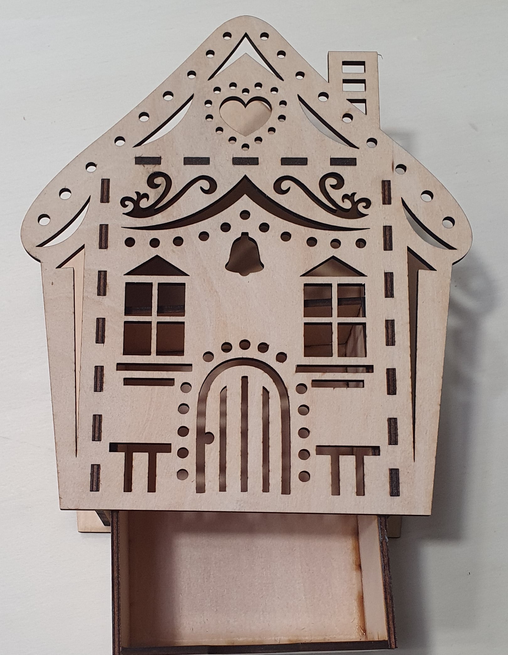 Wooden Ginger Bread Storage Box