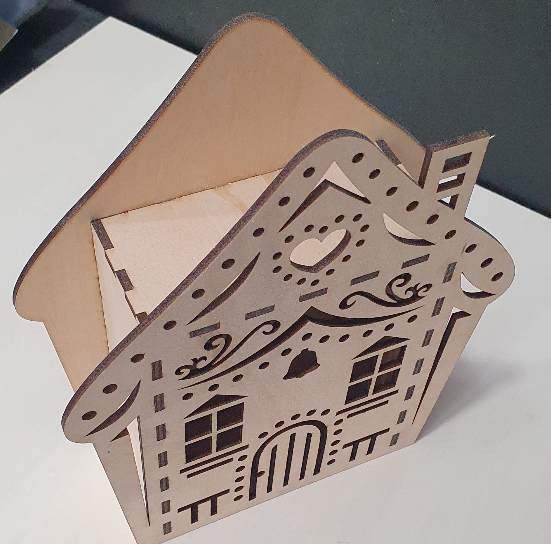 Wooden Ginger Bread Storage Box