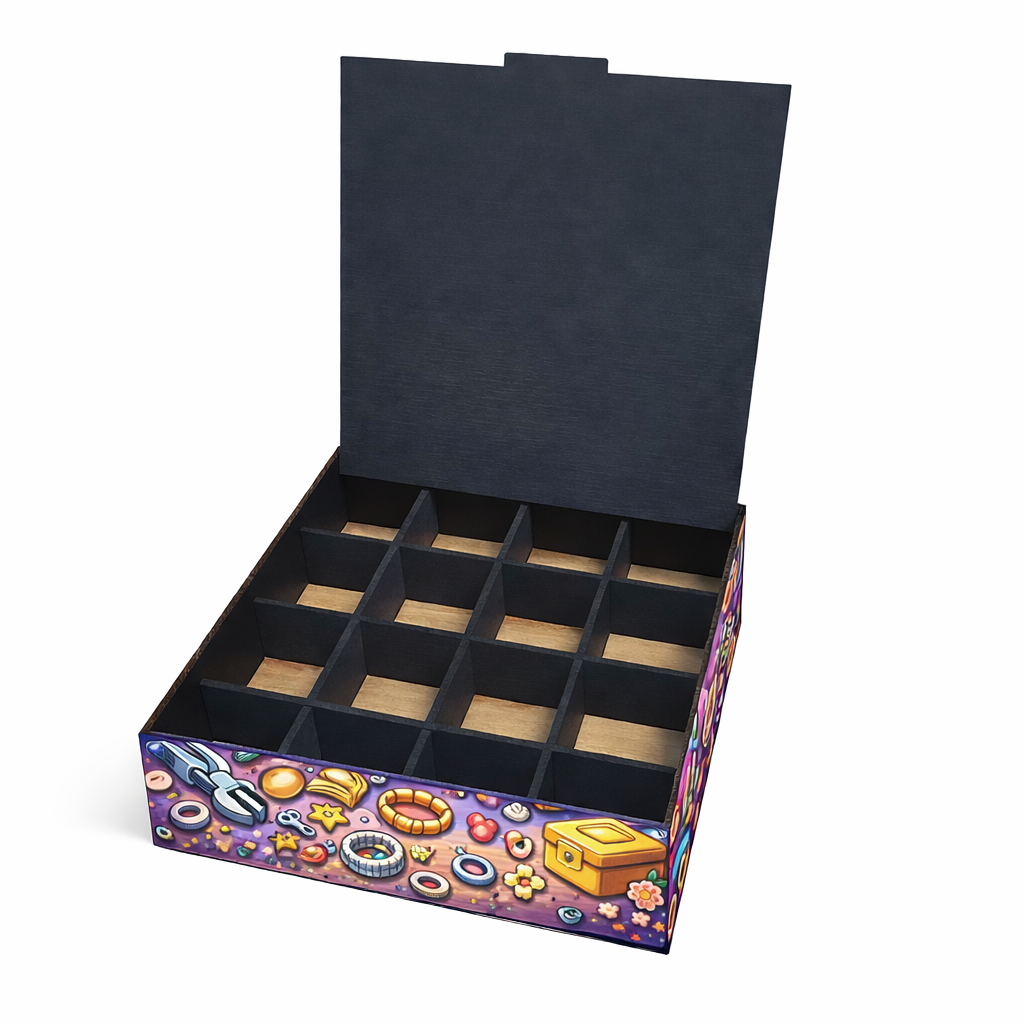 Mom-themed wooden keepsake organiser box for memories and small treasures