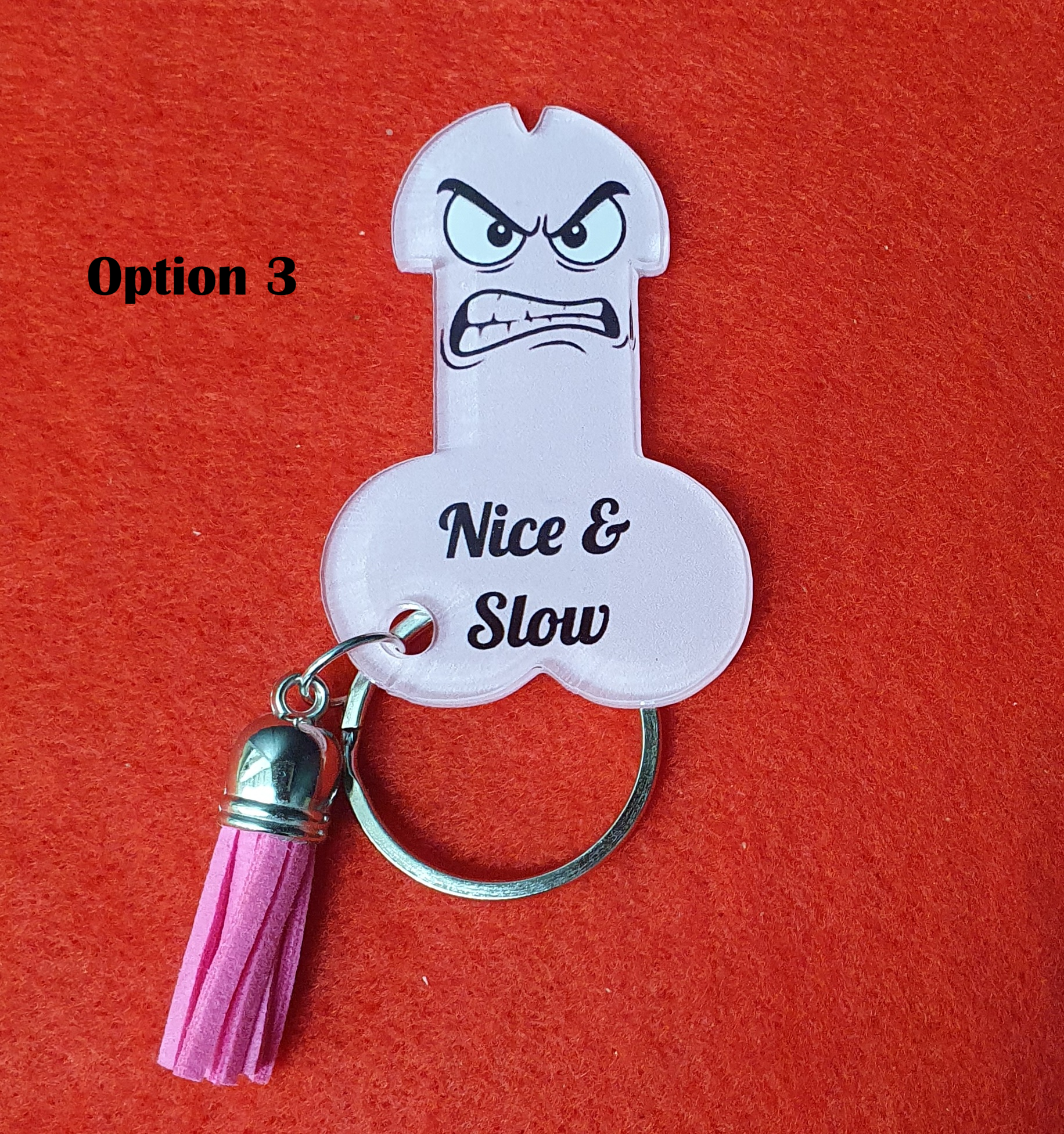 Reusable UK trolley token keyring 6cm x 4cm