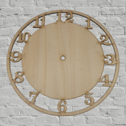 Wooden Wall Clock with Mechanism | DIY Home Décor Kit