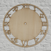 Wooden Clock with Roman Numerals | DIY Wall Clock Kit