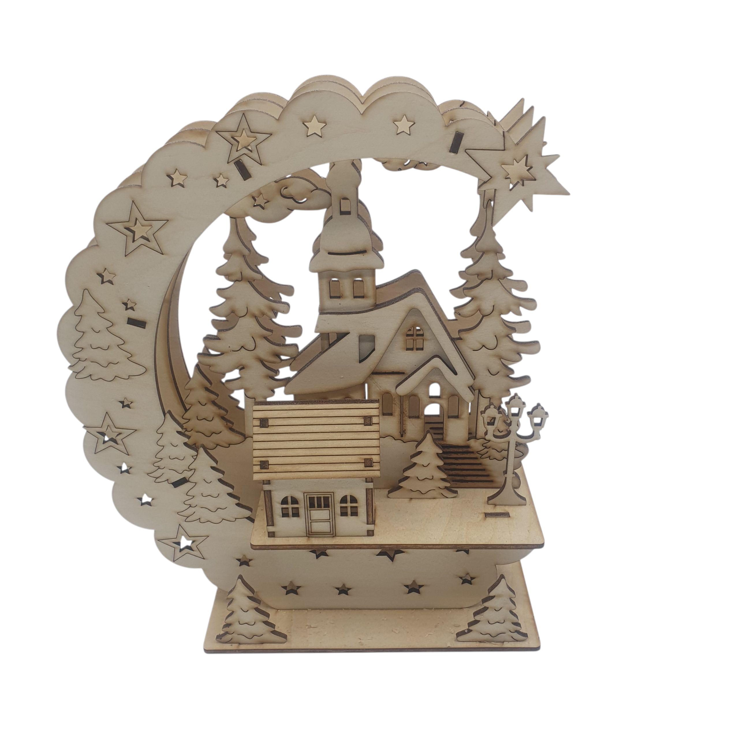 3D Christmas lamp table decoroation