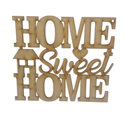 Home Sweet Home Wooden Wall Sign