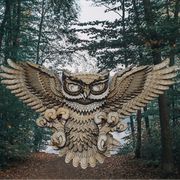 Owl Wall Decoration | Layered Wooden Wall Art DIY Craft Kit