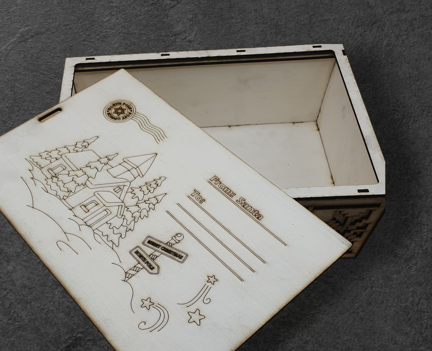 Christmas Box – Ready to Decorate | DIY Wooden Gift Box