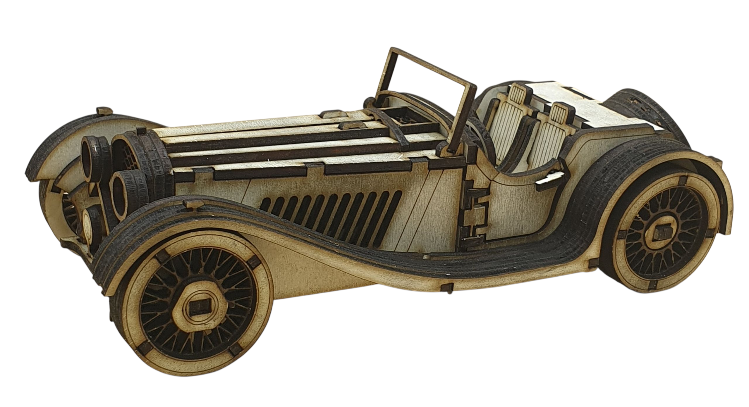 Wooden Vintage Roadstar – DIY Model Kit | Build, Craft &amp; Display