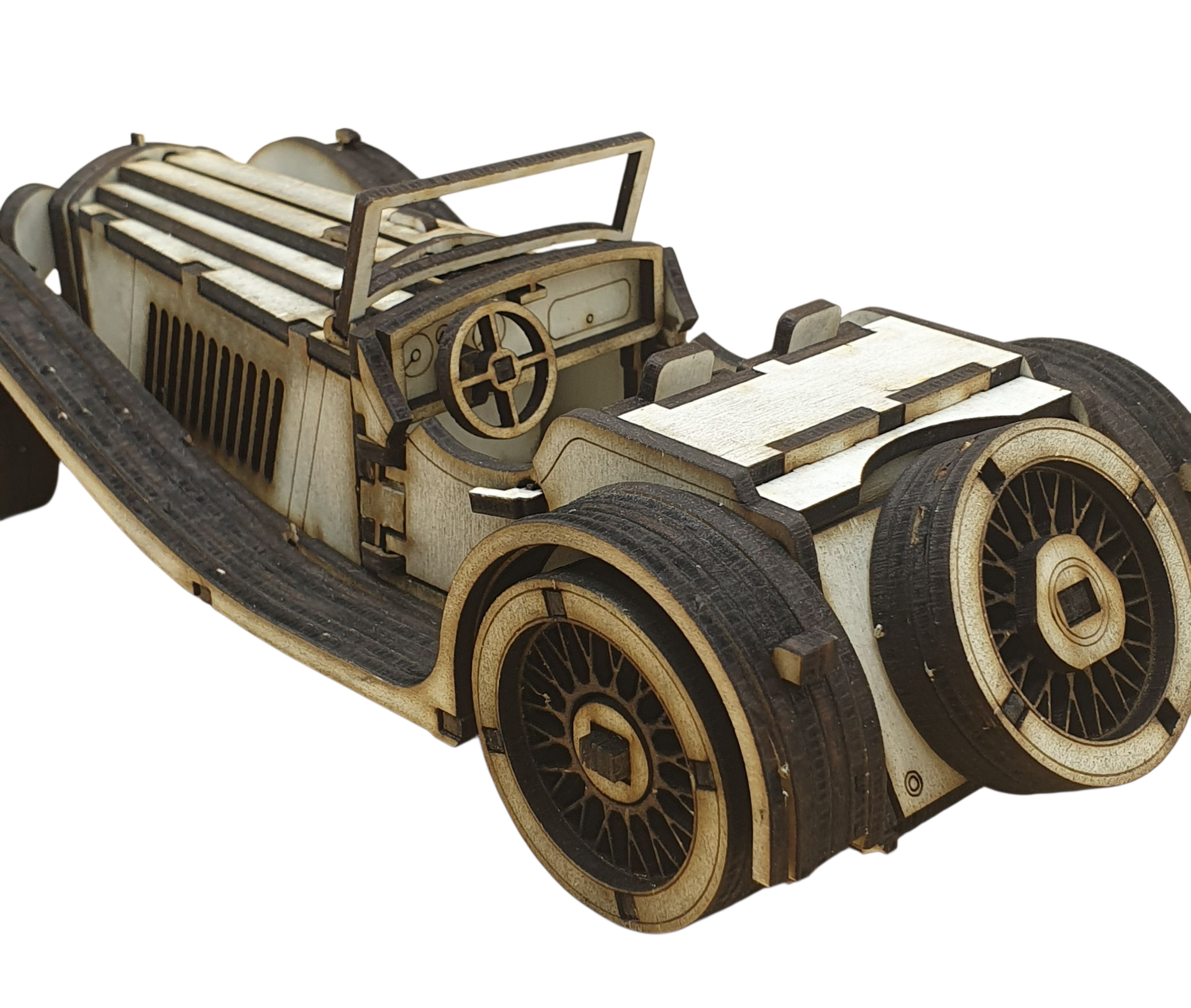 Wooden Vintage Roadstar – DIY Model Kit | Build, Craft &amp; Display