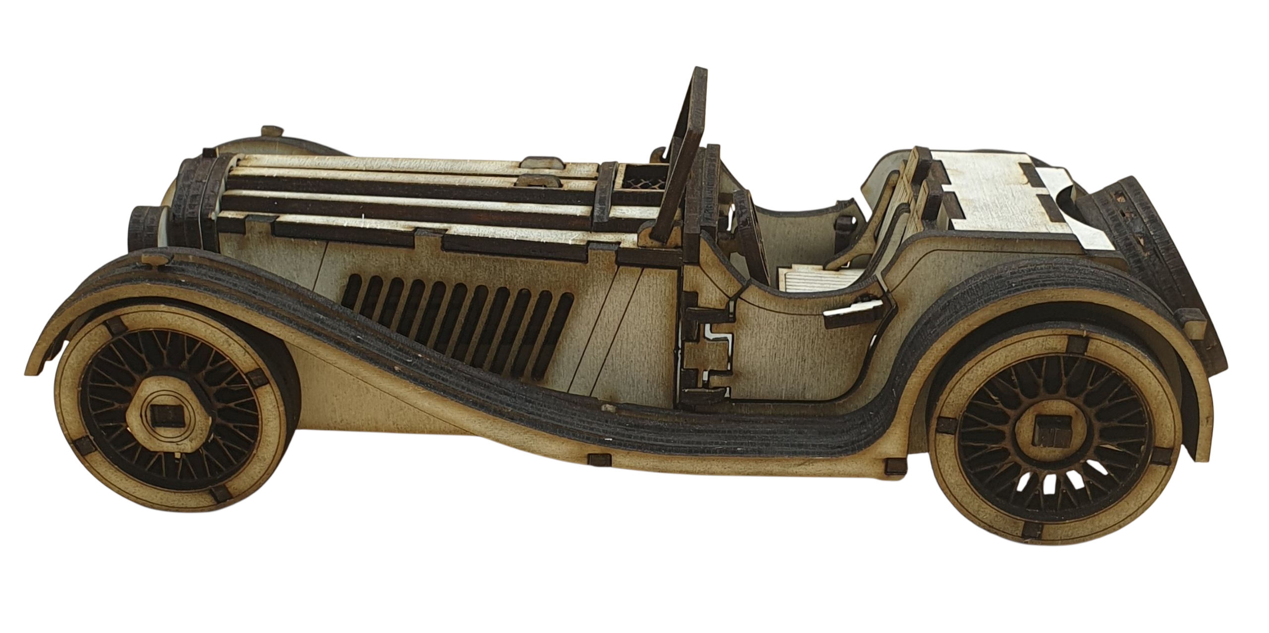 Wooden Vintage Roadstar – DIY Model Kit | Build, Craft &amp; Display