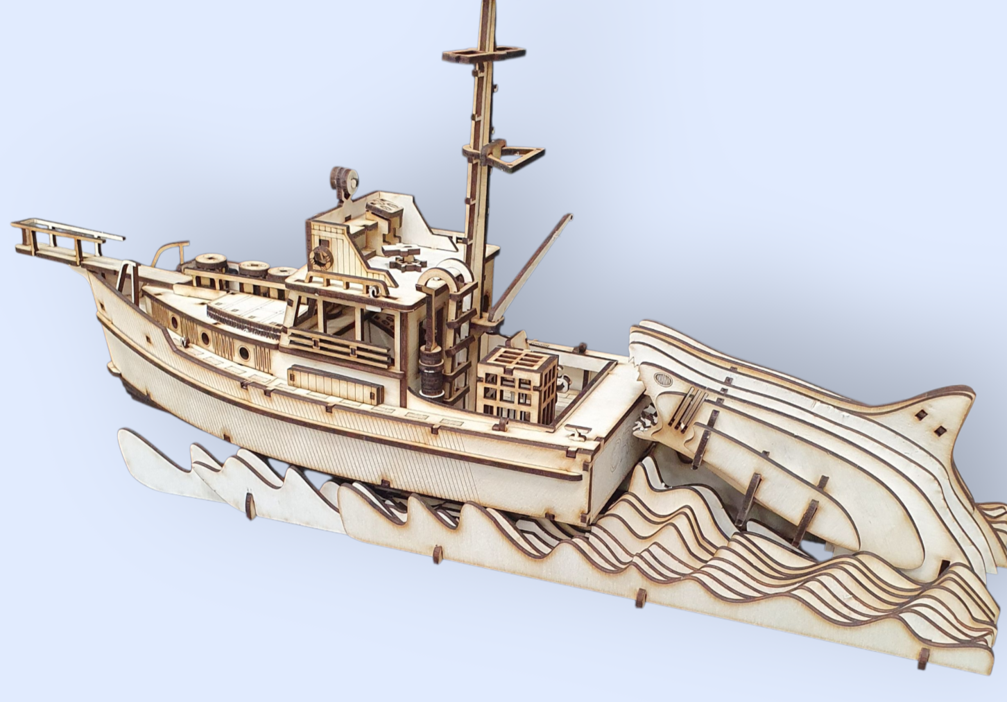“You’re Gonna Need a Bigger Boat” – Wooden Build Kit | Jaws-Inspired Model