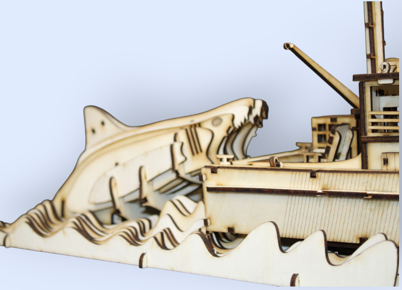 “You’re Gonna Need a Bigger Boat” – Wooden Build Kit | Jaws-Inspired Model