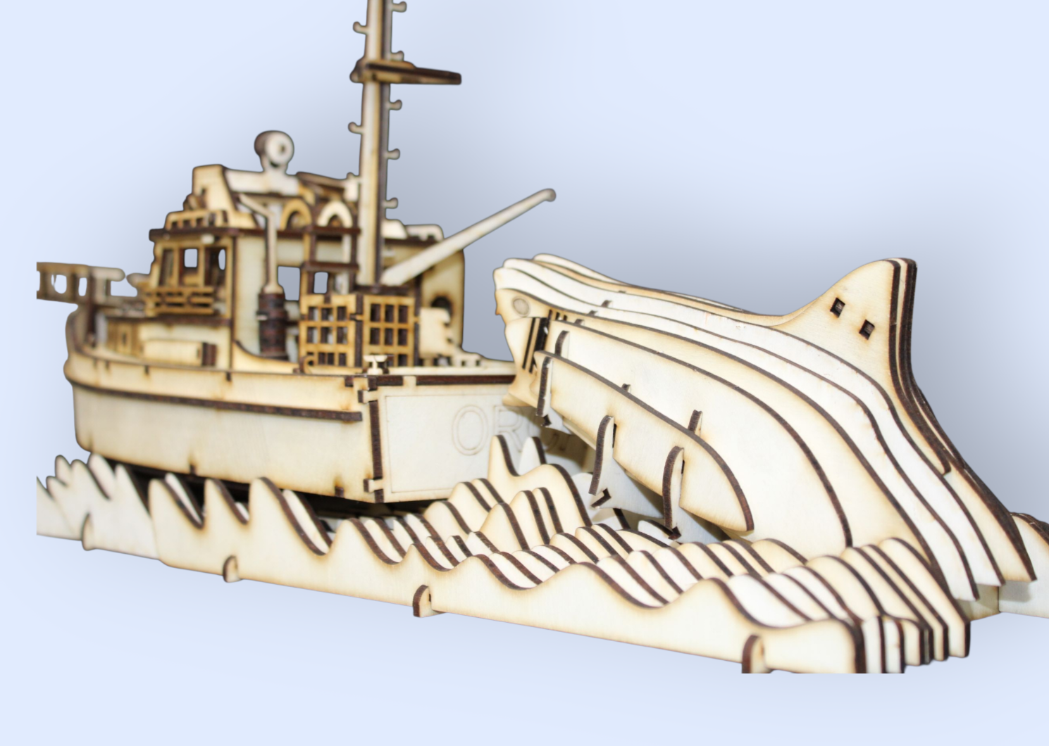 “You’re Gonna Need a Bigger Boat” – Wooden Build Kit | Jaws-Inspired Model