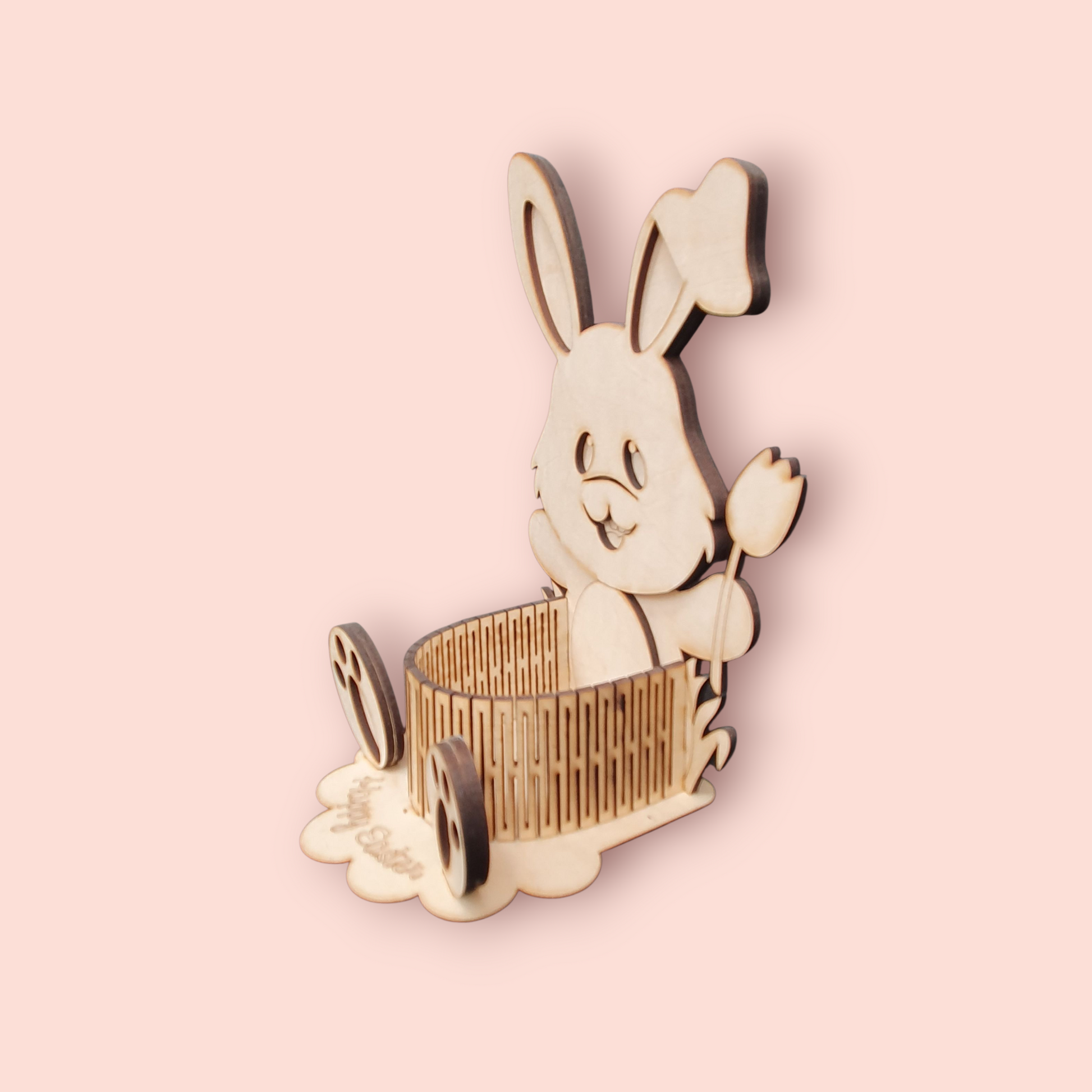Bunny Easter Egg Holder | DIY Wooden Easter Craft Kit