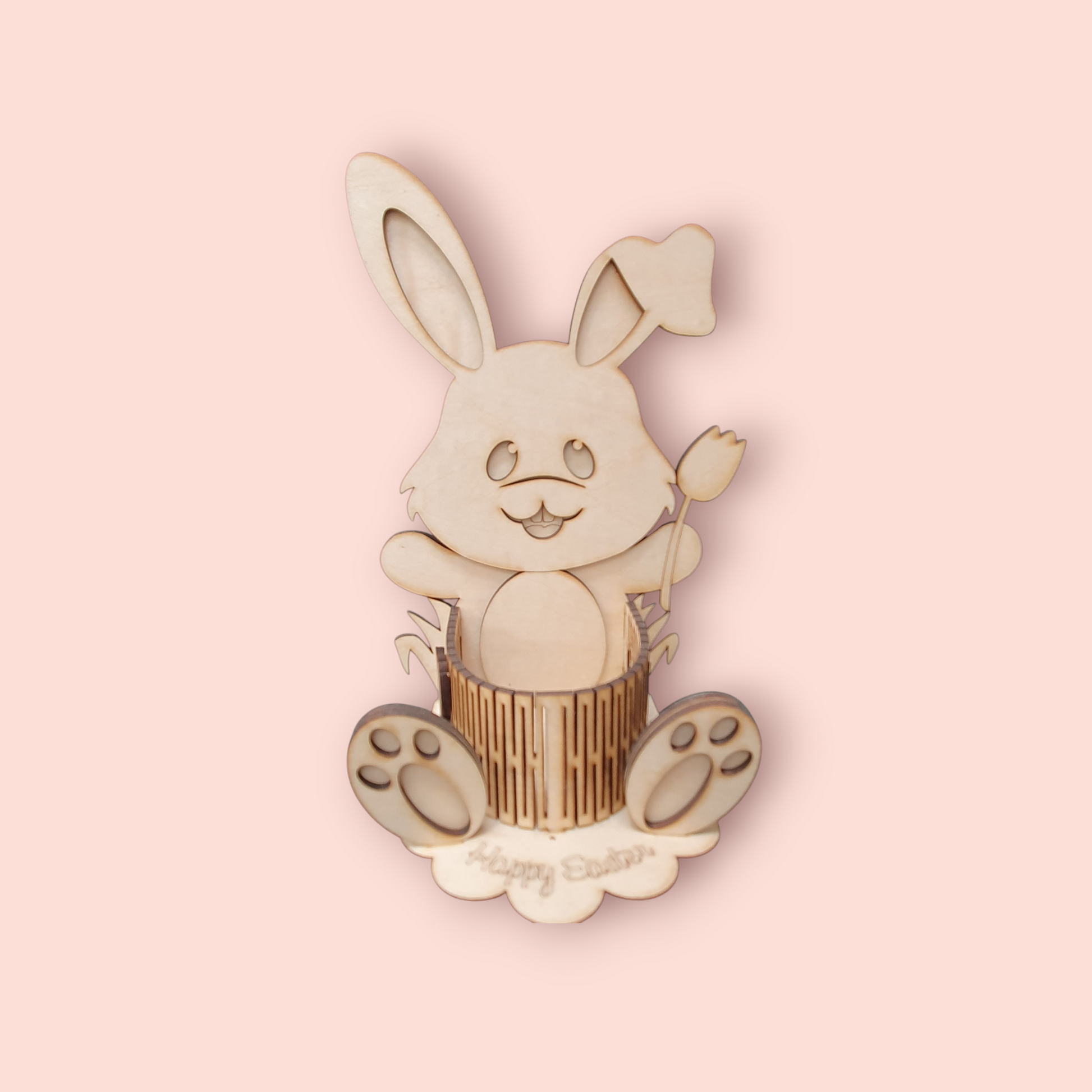 Bunny Easter Egg Holder | DIY Wooden Easter Craft Kit