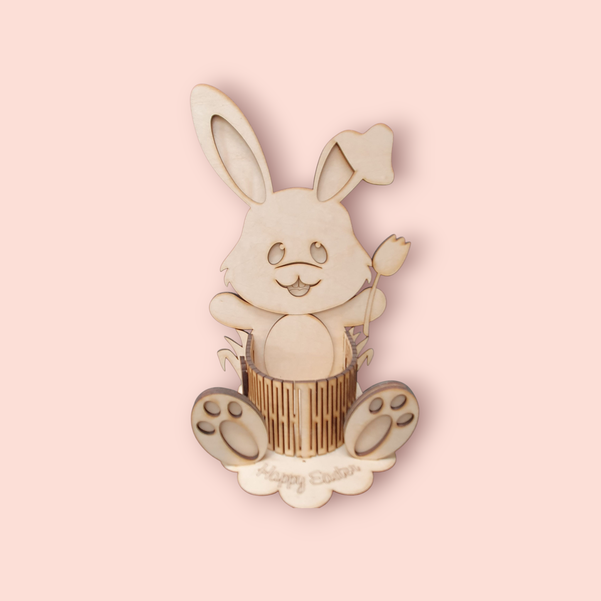 Bunny Easter Egg Holder | DIY Wooden Easter Craft Kit