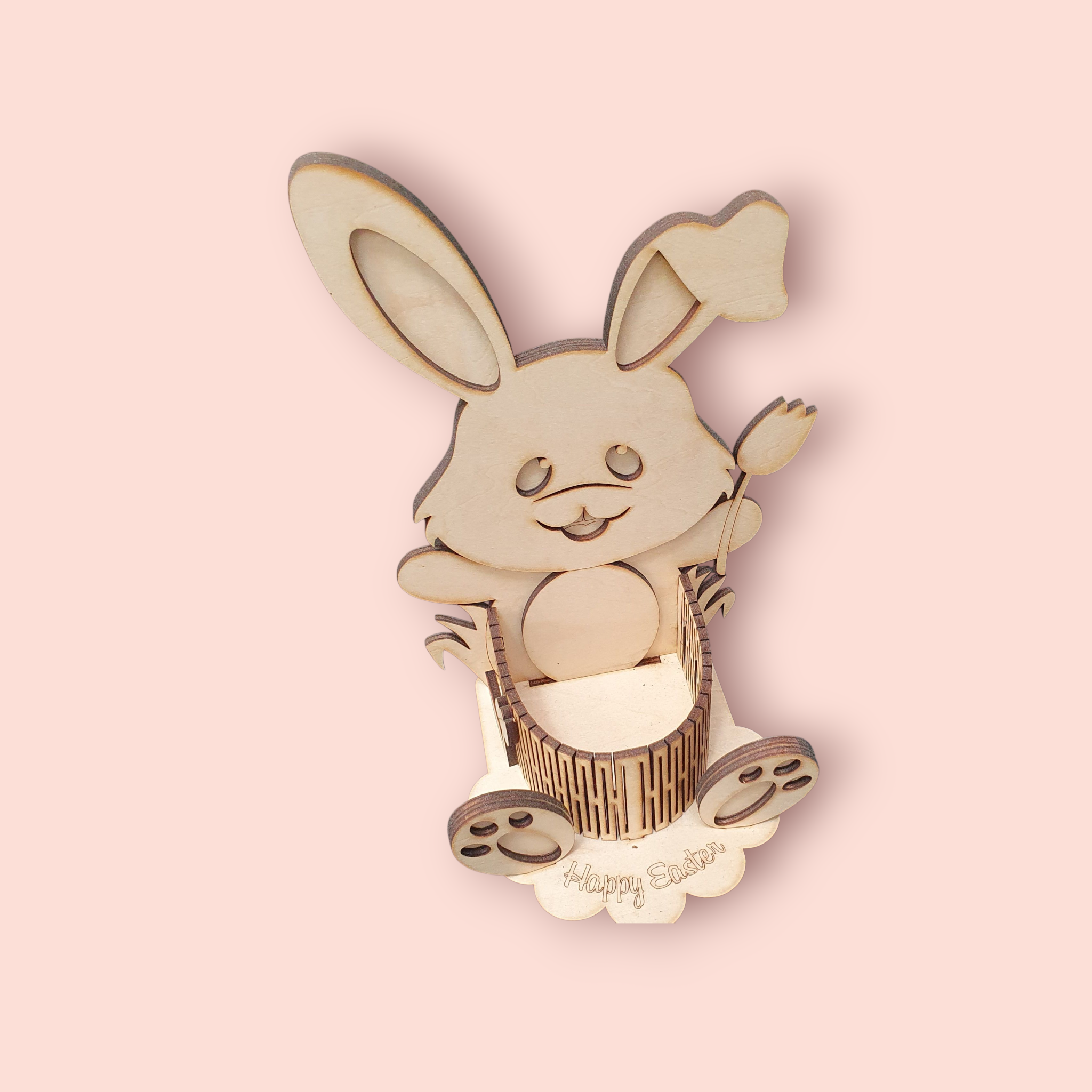 Bunny Easter Egg Holder | DIY Wooden Easter Craft Kit