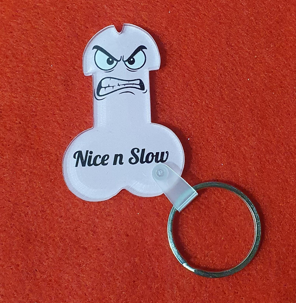 Acrylic trolley token keyring kit suitable for most UK supermarket trolleys