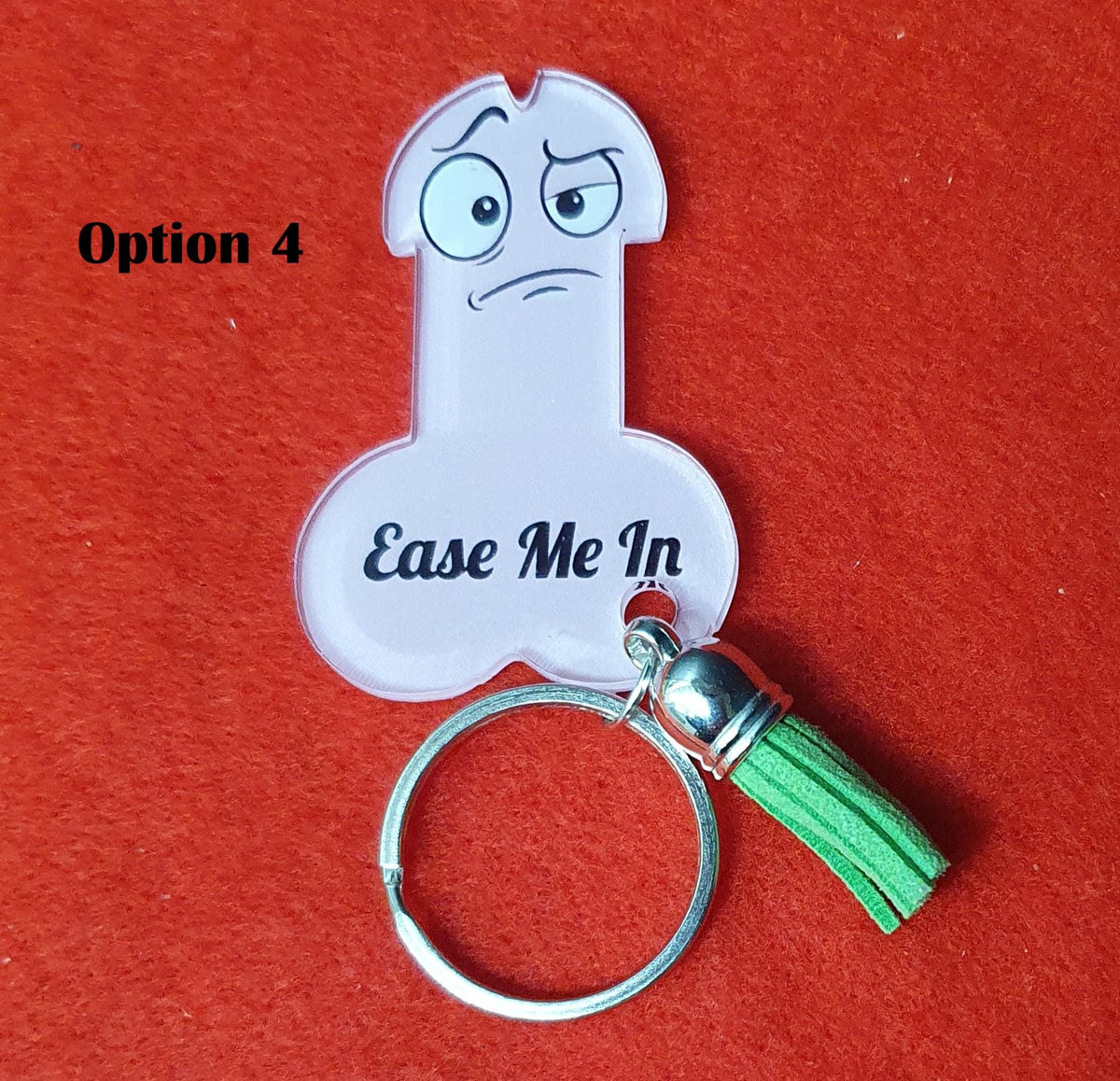 Reusable UK trolley token keyring 6cm x 4cm
