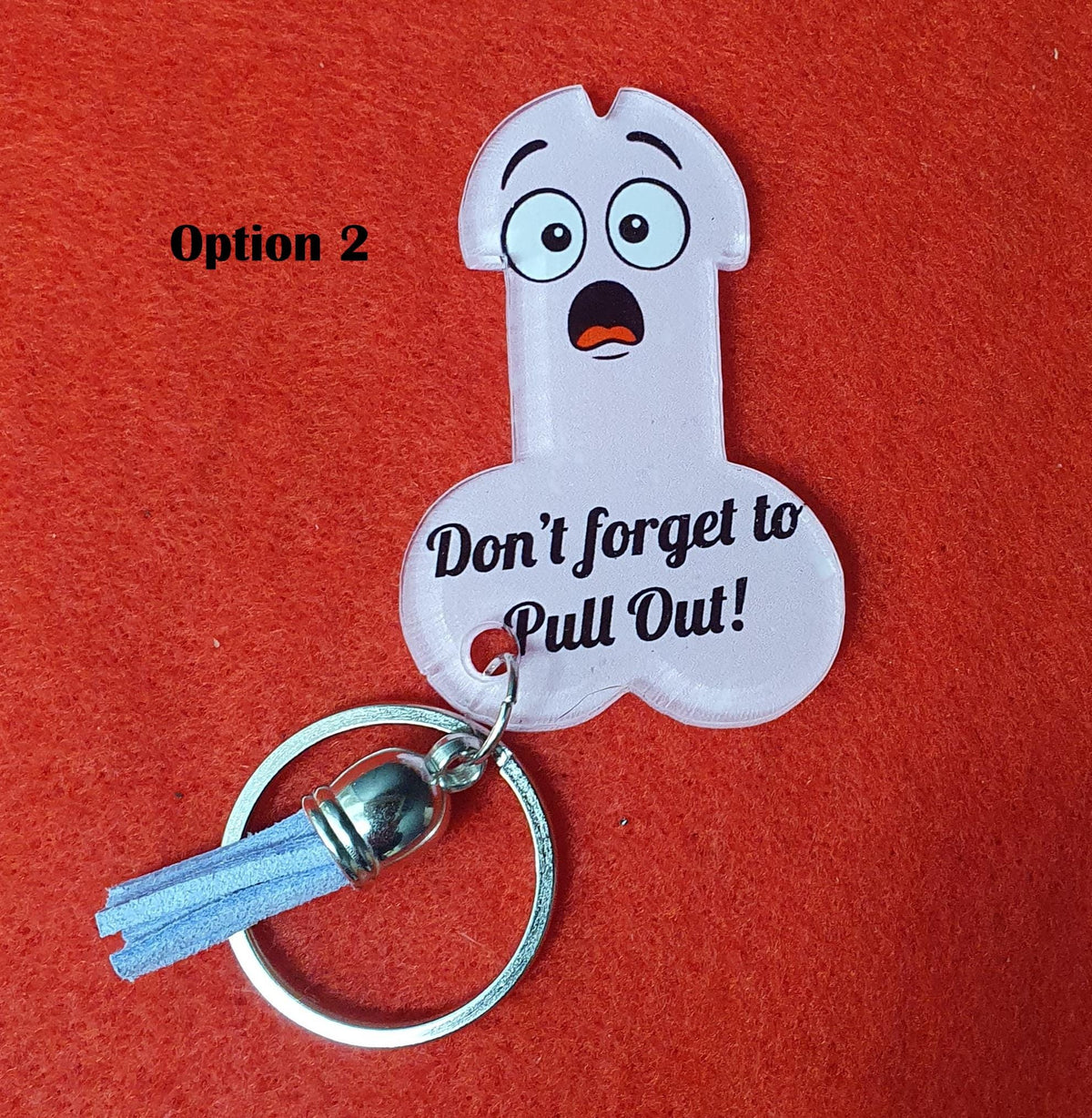 Funny novelty cart token keyring fits UK shopping trolleys